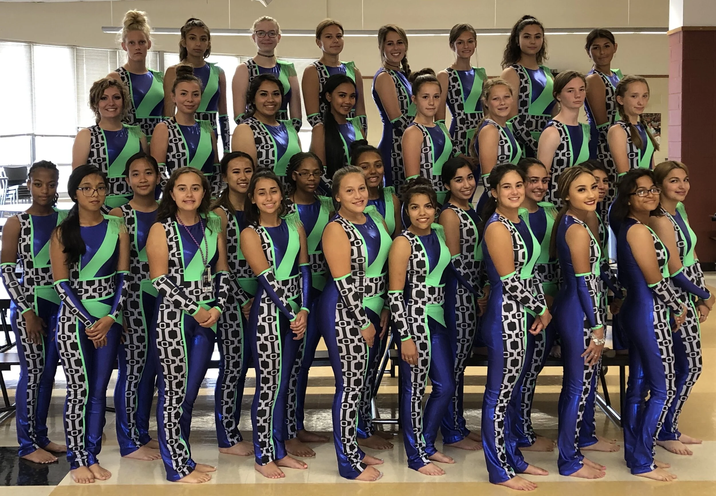 CGSV19 custom print flood apple green matte sapphire matrix twinkle fruit green fringe epaulete shoulder 2.jpg