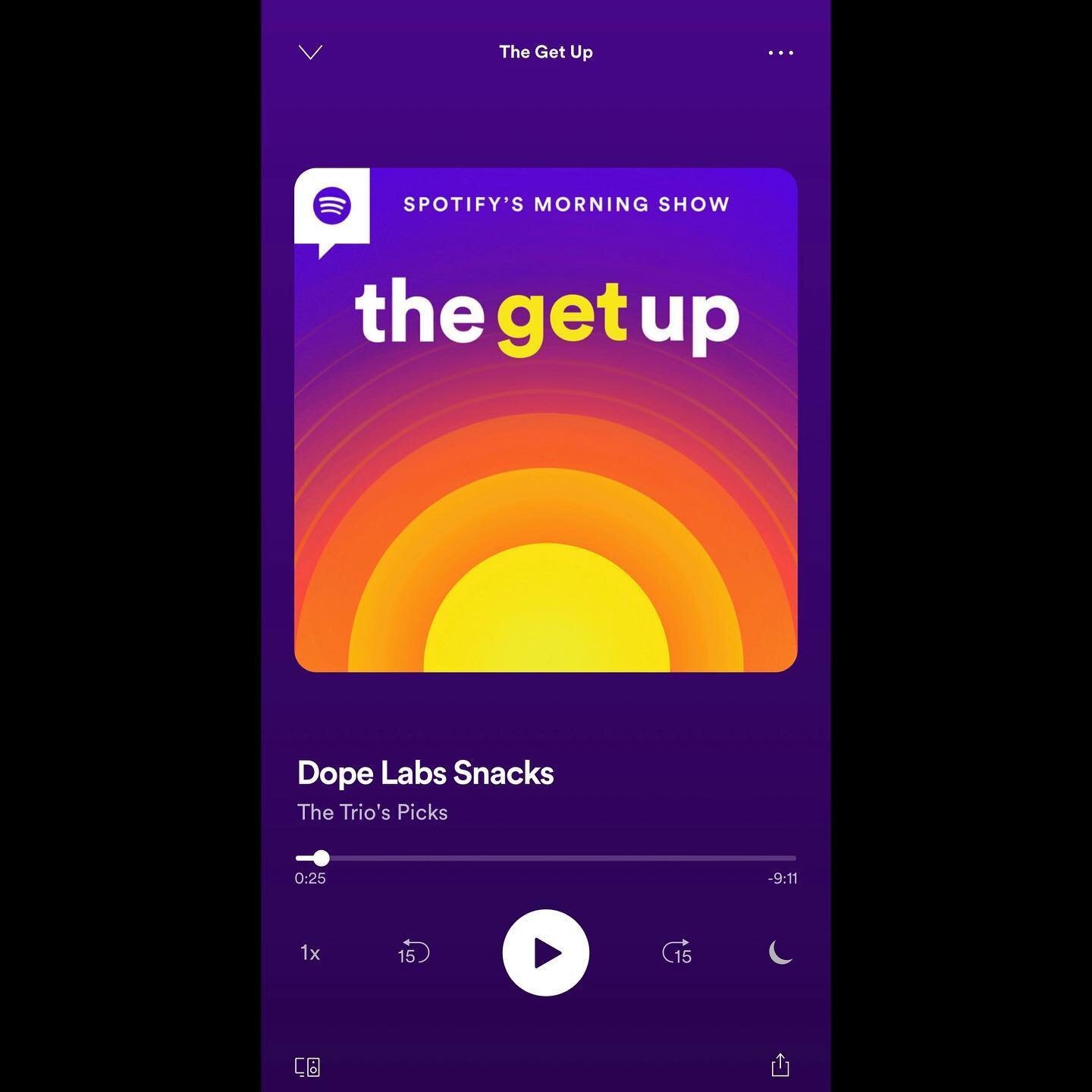 Need a break from all the election coverage? We got you! Listen to our segment on @spotify &lsquo;s brand new morning show @thegetupmorningshow !! We had so much fun talking with our homie @xavierjernigan about the science cuffing season.