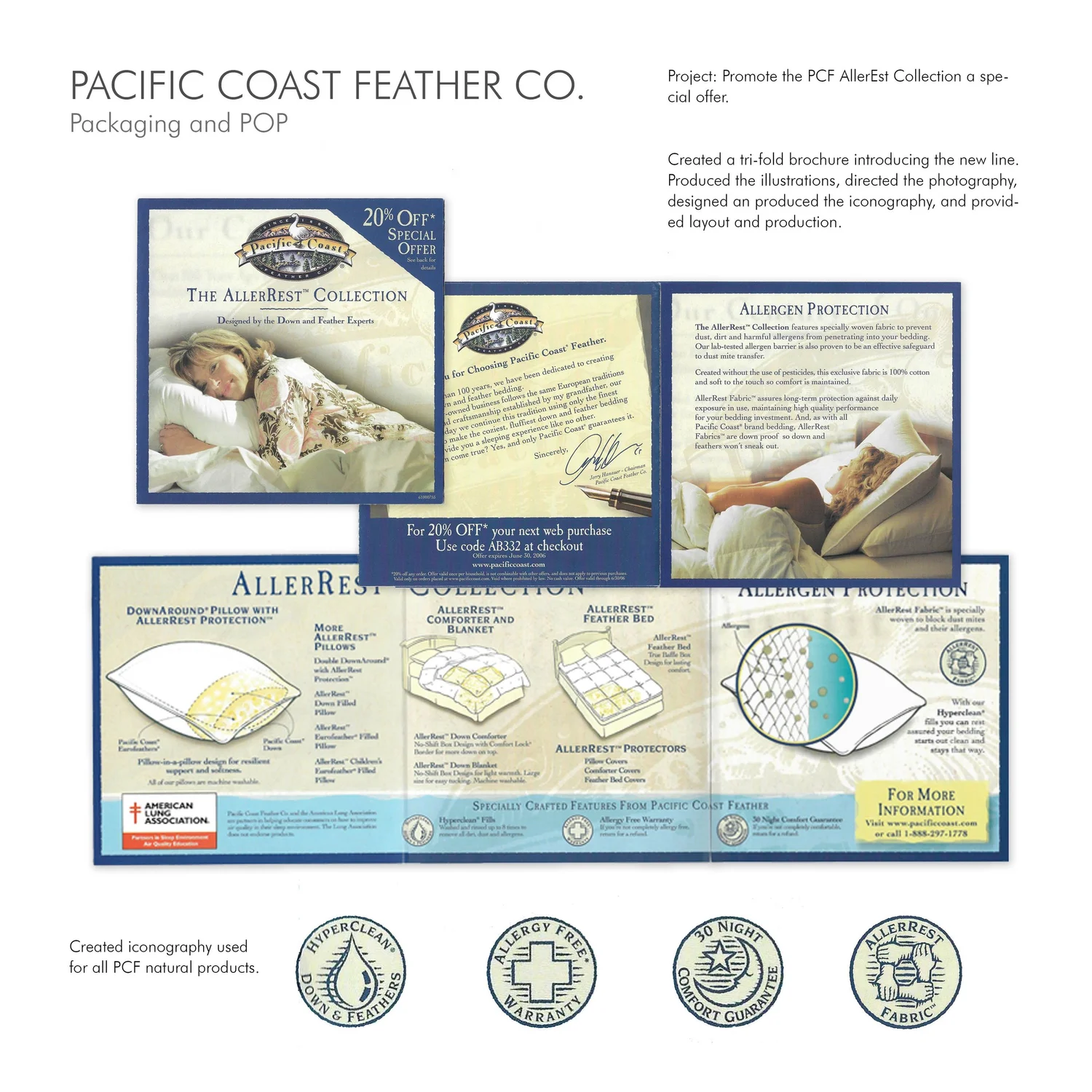PACIFIC COAST FEATHER CO — Jeff Campbell Design