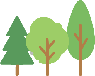 three trees