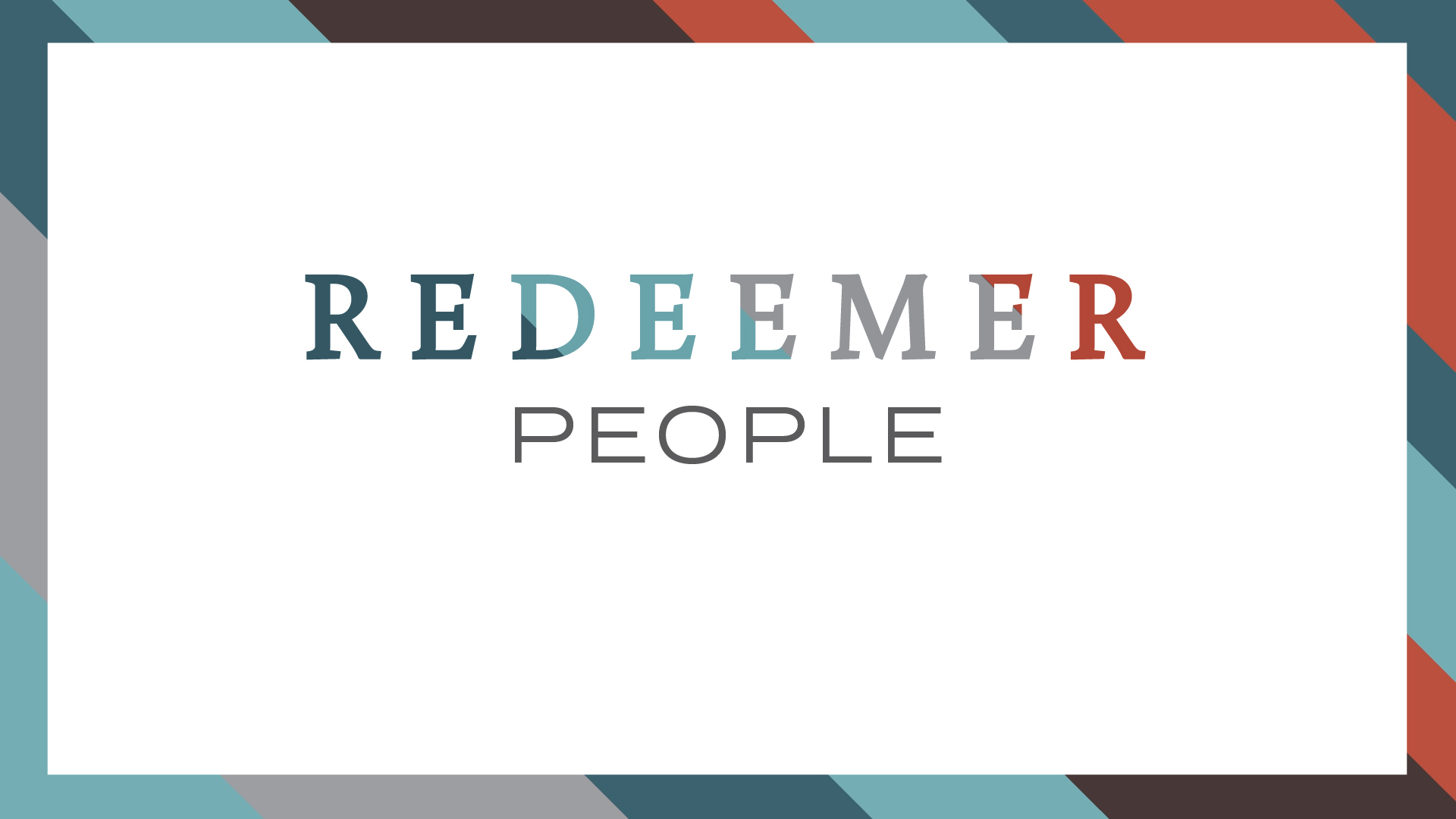 Redeemer People Series