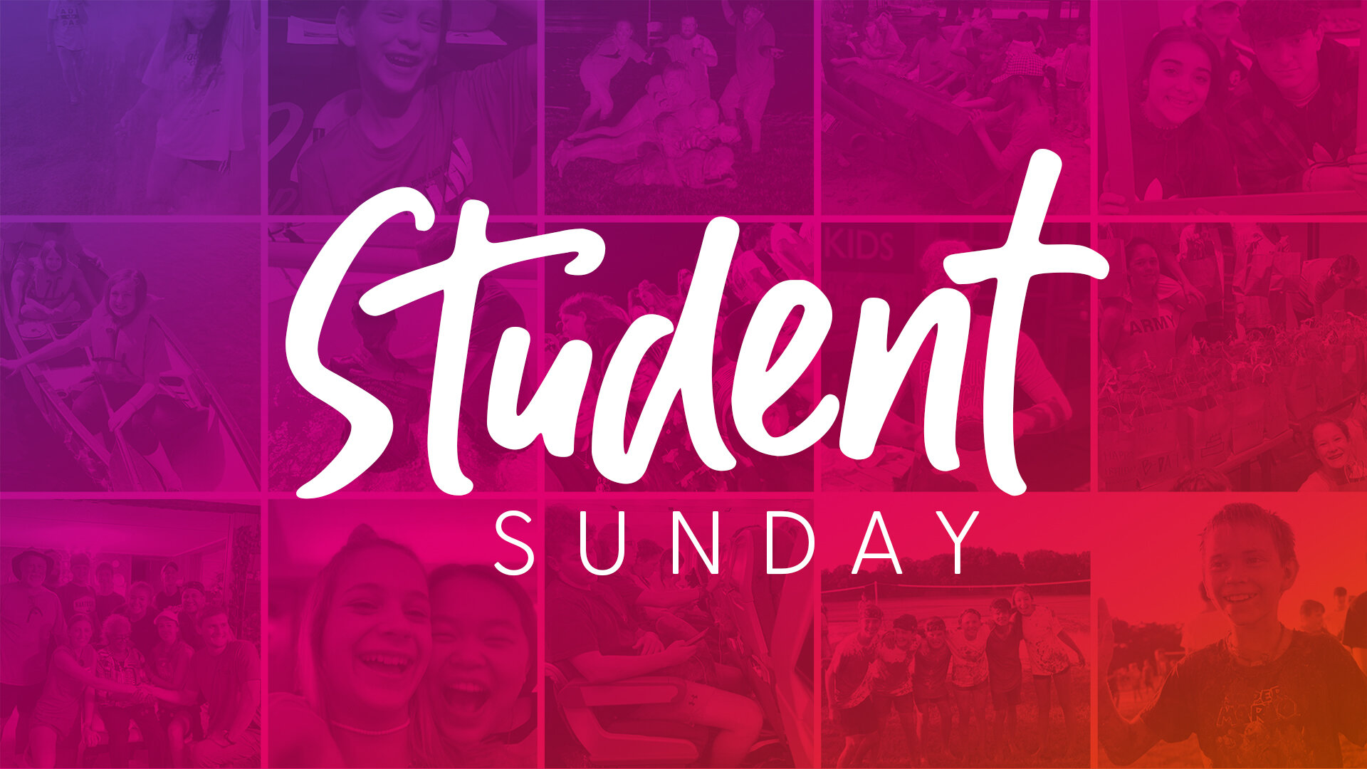 Student Sunday Message