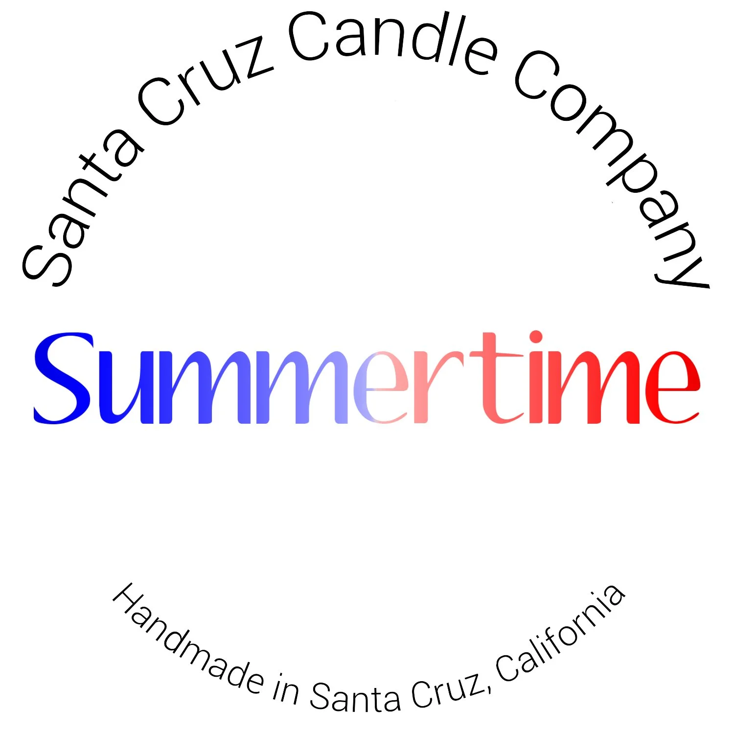 Summertime Layered Candle