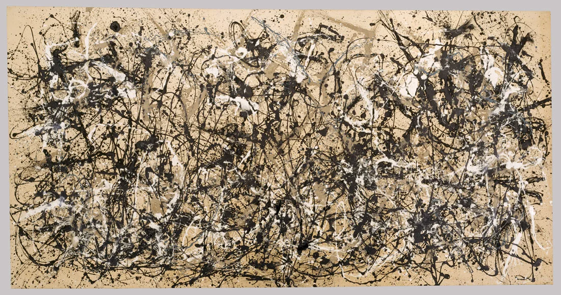 Pollock's 'Autumn Rhythm' continues to resonate with audiences, despite it's seemingly random composition.