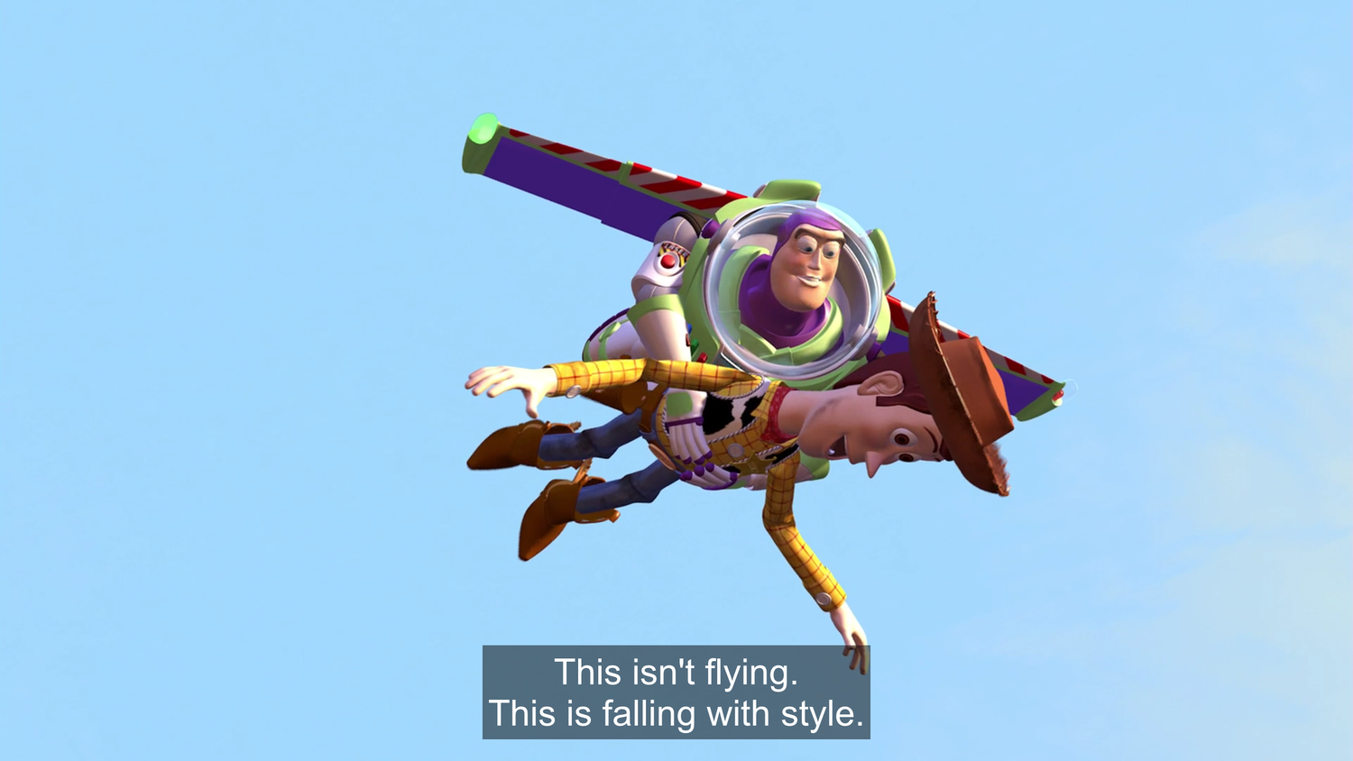 buzz lightyear fall