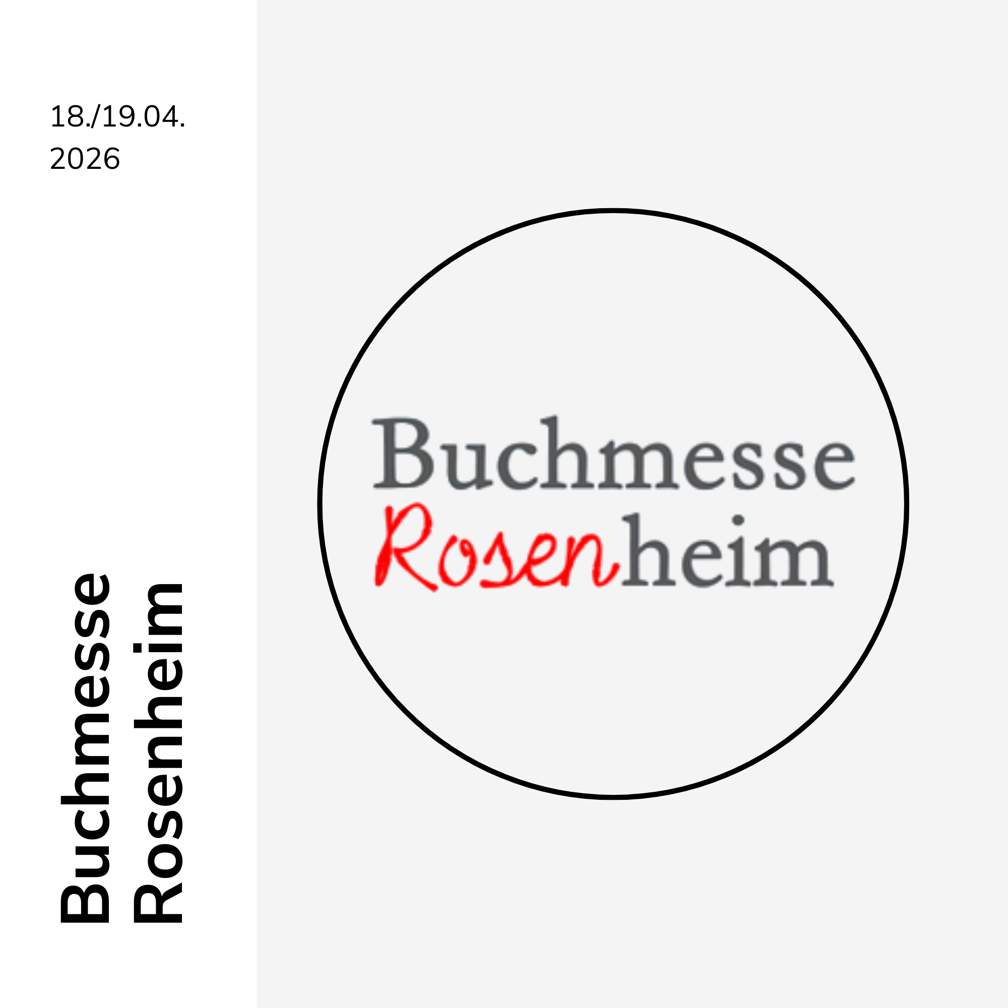 Buchmesse Rosenheim