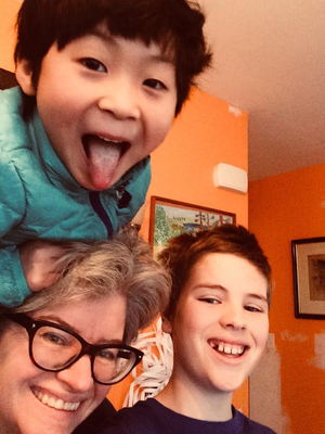Our family was lucky to host Muyao, and her father Shubo when they arrived from Shanghai to start a year in Seattle. (She was 4 1/2 when they arrived, our kids were 9 and 12. She did not speak any English at all but she comunicated well, chasing our cat around the house with uncooked potatoes.) We never felt like 'typical Americans' before but we loved sharing our family traditions with our new friends. On Halloween, Muyao trick-or-treated with us, bringing her own style to the enterprise. She refused to wear a costume, and inspected most of the candy carefully before accepting it. When I explained to a neighbor "it's her first Halloween," Muyao turned around and corrected me: "It's my SECOND Halloween." We are so grateful to FIUTS for this opportunity to make new friends from around the world. -Diana DeForest