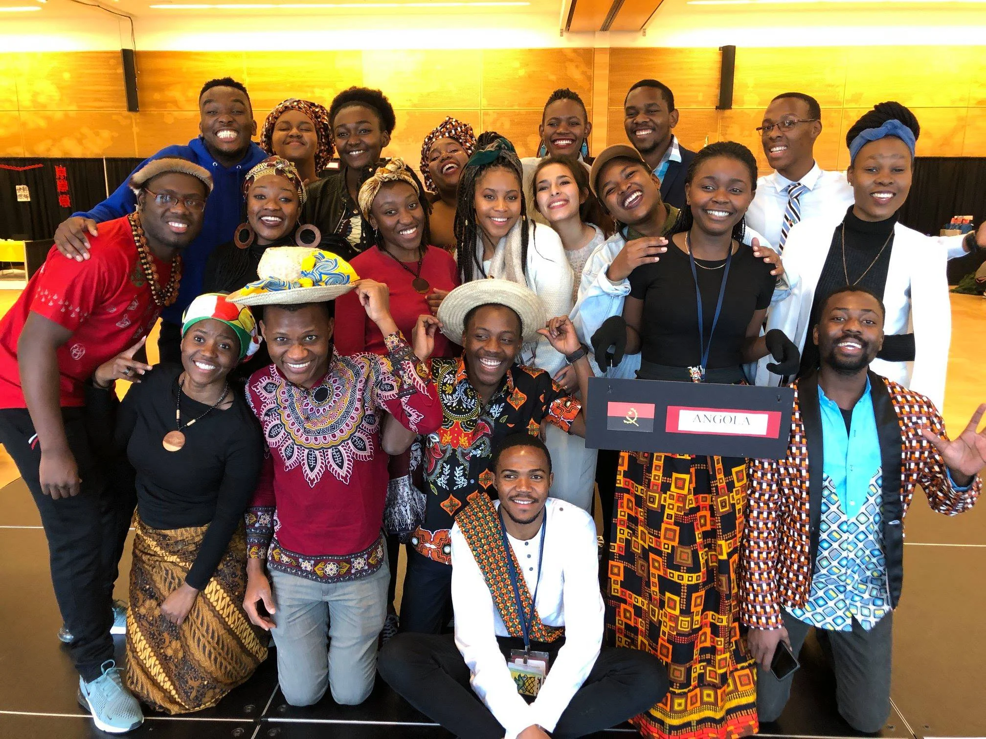 Participants in the 2019 SUSI on Civic Engagement with Southern Africa at the FIUTS CulturalFest International Expo in February