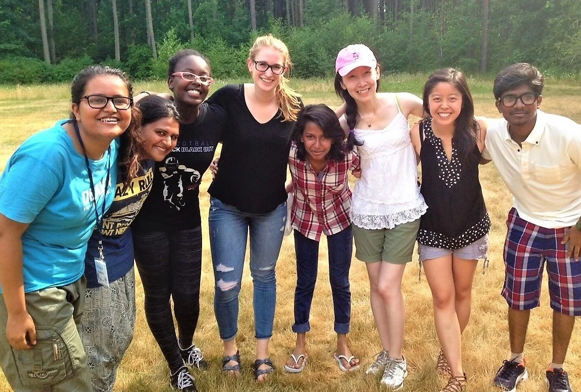 Visiting programs students with their ambassadors