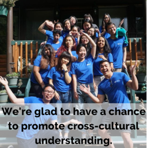"We're glad to have a chance to promote cross-cultural understanding."