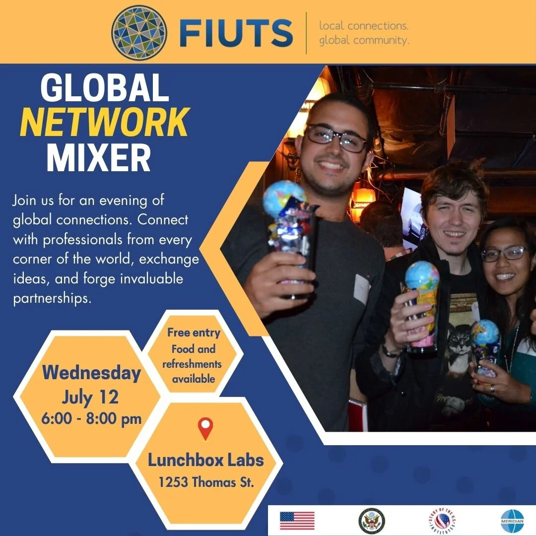 Join us for an evening that brings together professionals, community members, and our participants of the SUSI on Civic Engagement program. Come connect with passionate individuals from around the world who are dedicated to making a positive impact i