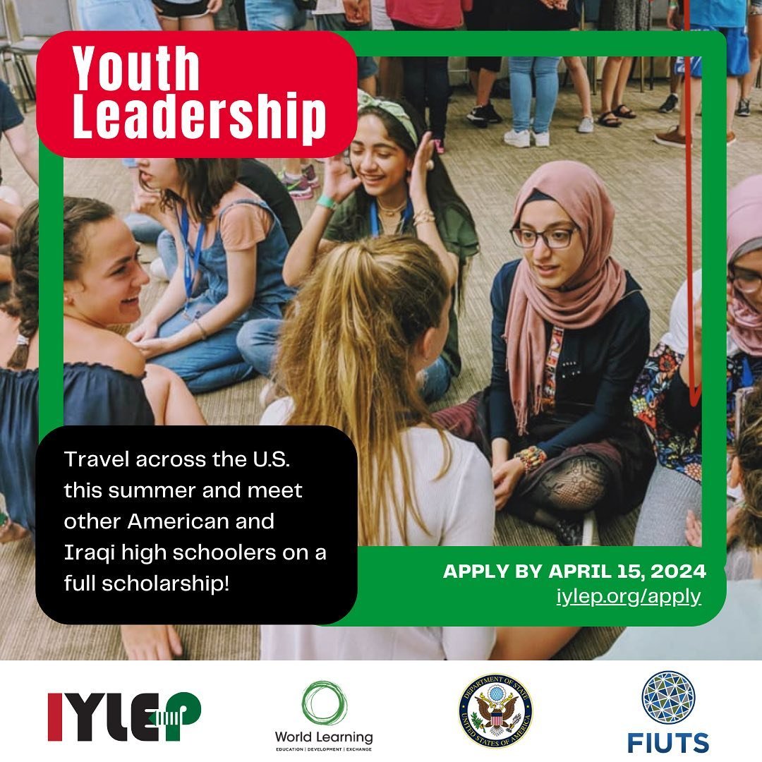 IYLEP is seeking U.S. high school students to participate in a summer exchange program alongside their American and Iraqi peers. This initiative aims to deepen participants&lsquo; knowledge of civic engagement, leadership, and intercultural communica