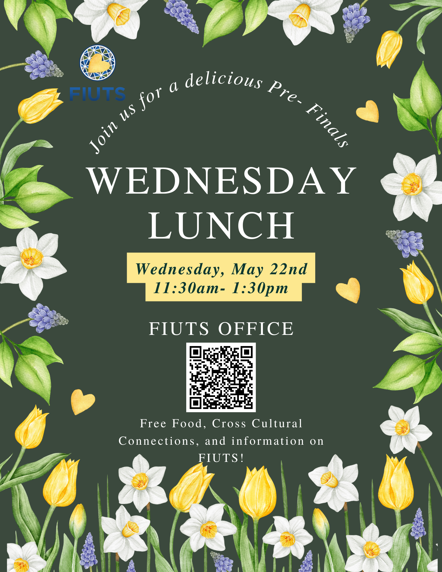 May Pre-finals Wednesday Lunch 