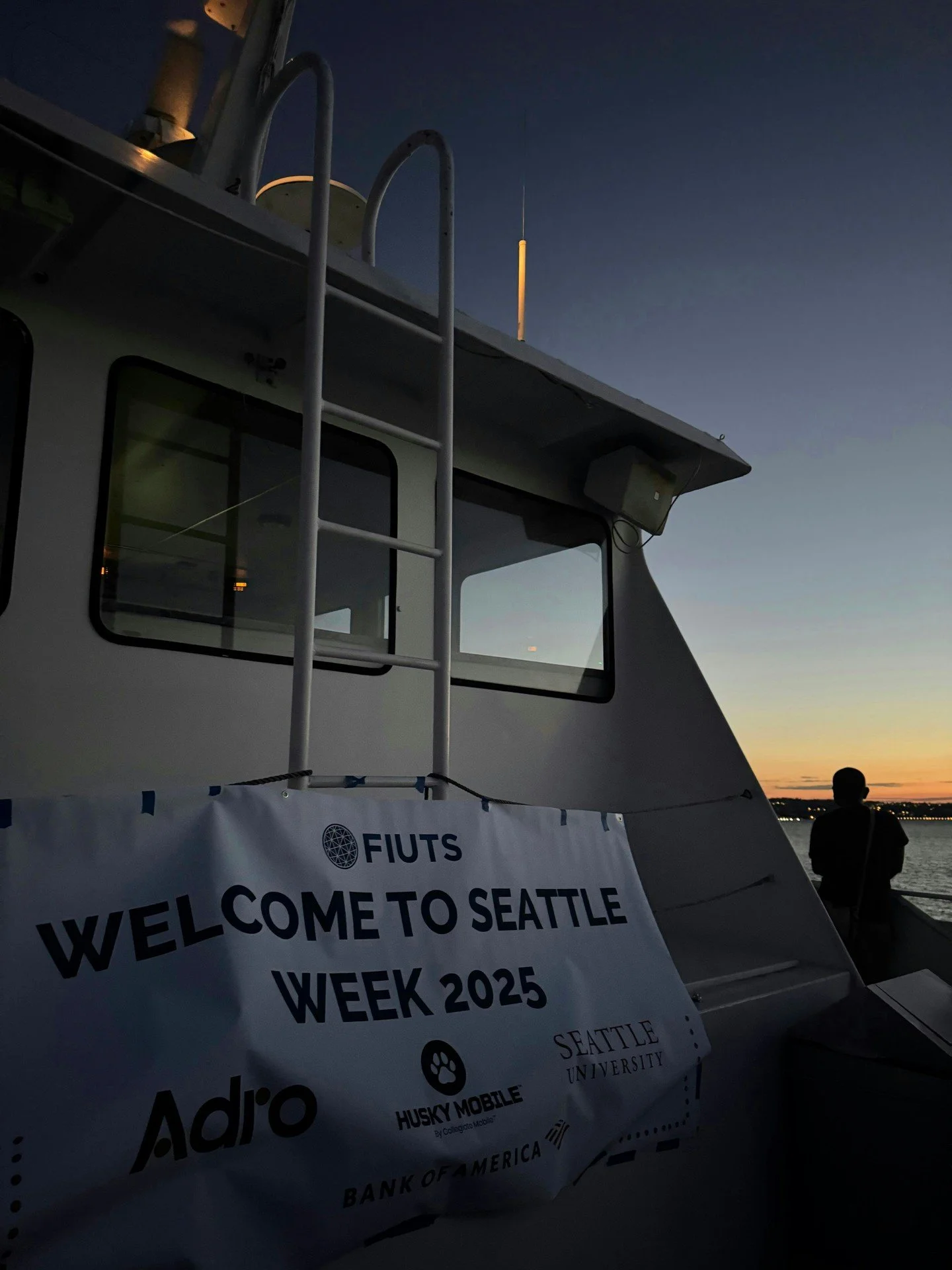 Thank you for being a part of Welcome to Seattle Week 2025! 

This year's boat cruise was exceptional, featuring stunning views of the cityscape and an awe-inspiring sunset. We hope you forged connections with wonderful new friends and made cherished