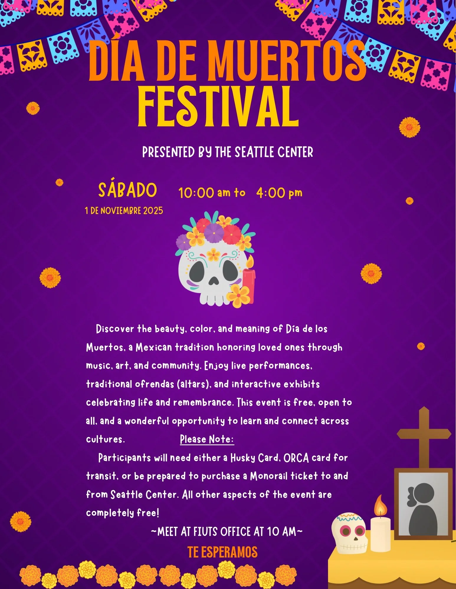 Día De Los Muertos At The Seattle Center