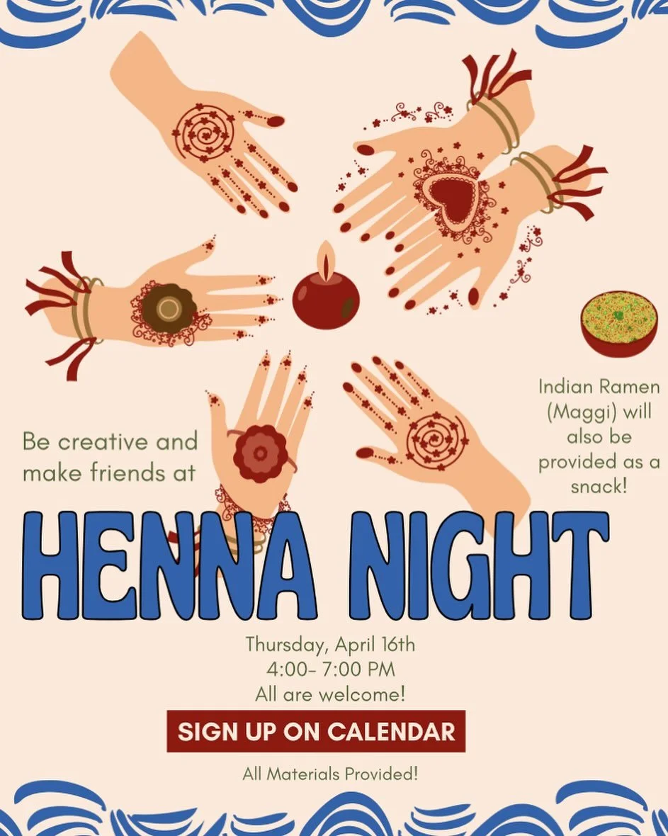 Henna Night 🌺

Join FIUTS for our Henna Night on THURSDAY (4/16) at 4-7PM with creative connection, SNACKS &amp; all materials provided! 🍜🤲

We can&rsquo;t wait to see you there!! 🪔