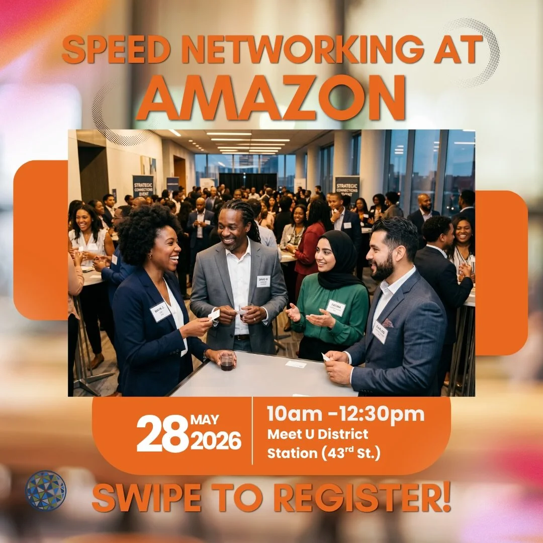 LAST CHANGE TO REGISTER! Speed Networking @ Amazon 🤝💼 

Join FIUTS for the second round of our high-energy speed networking session with Amazon employees, TOMORROW (5/28), 10 AM-12:30 PM at the U District Station (43rd St)! The event starts promptl