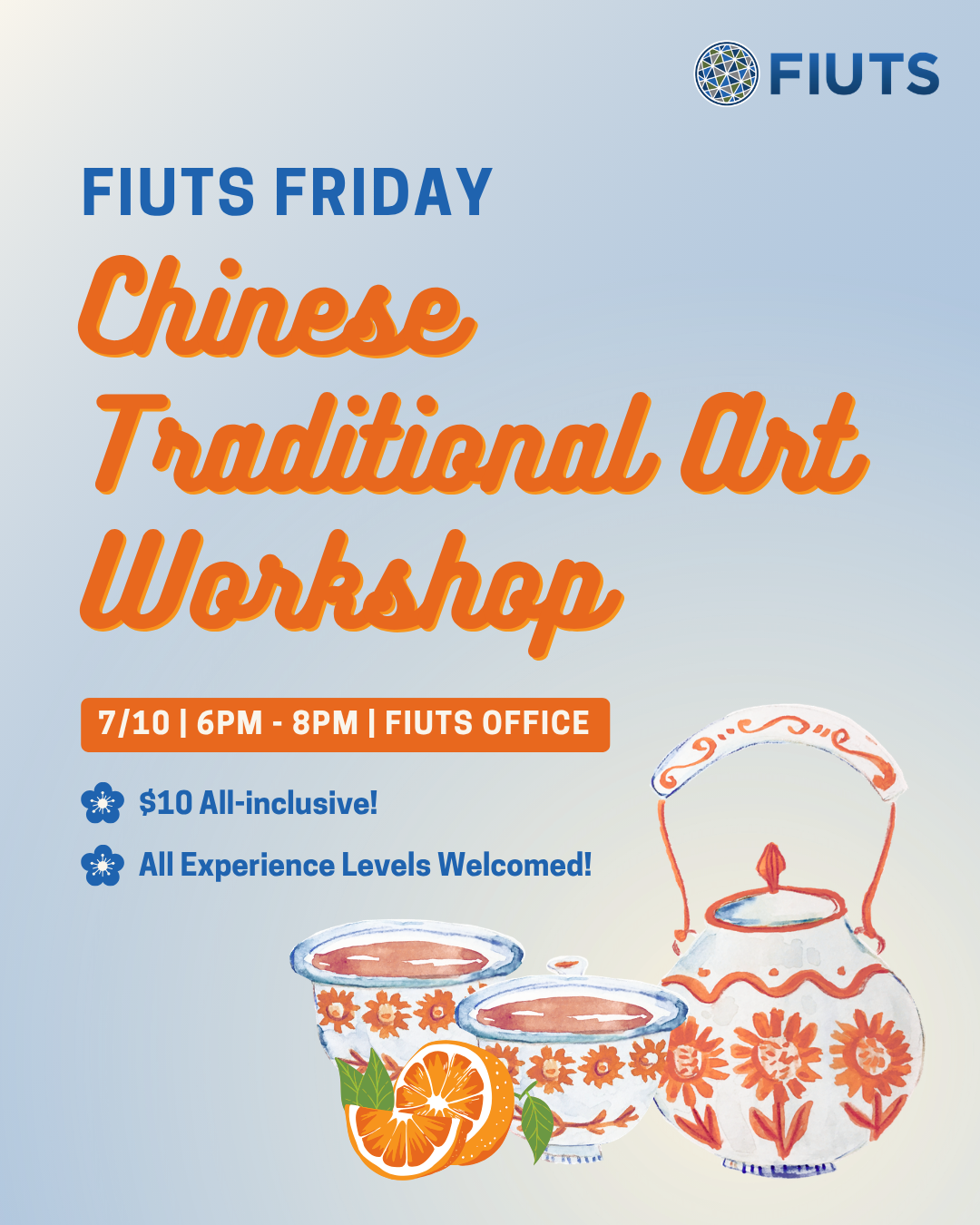 FIUTS Fridays: Chinese Traditional Art Workshop