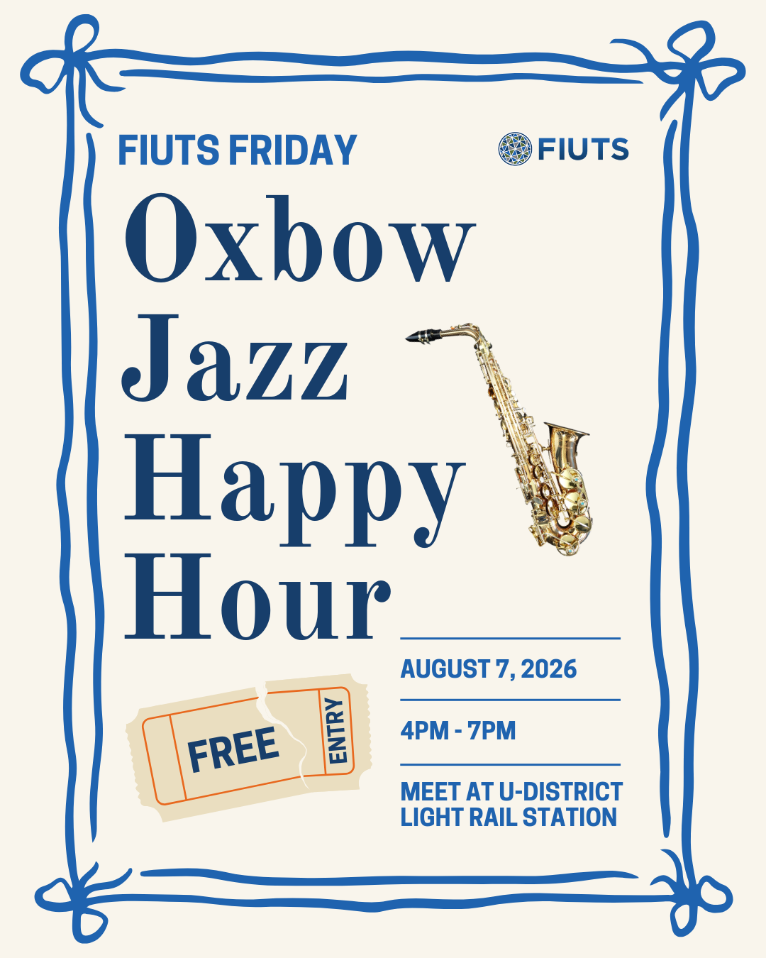 FIUTS Fridays: Oxbow Jazz Happy Hour