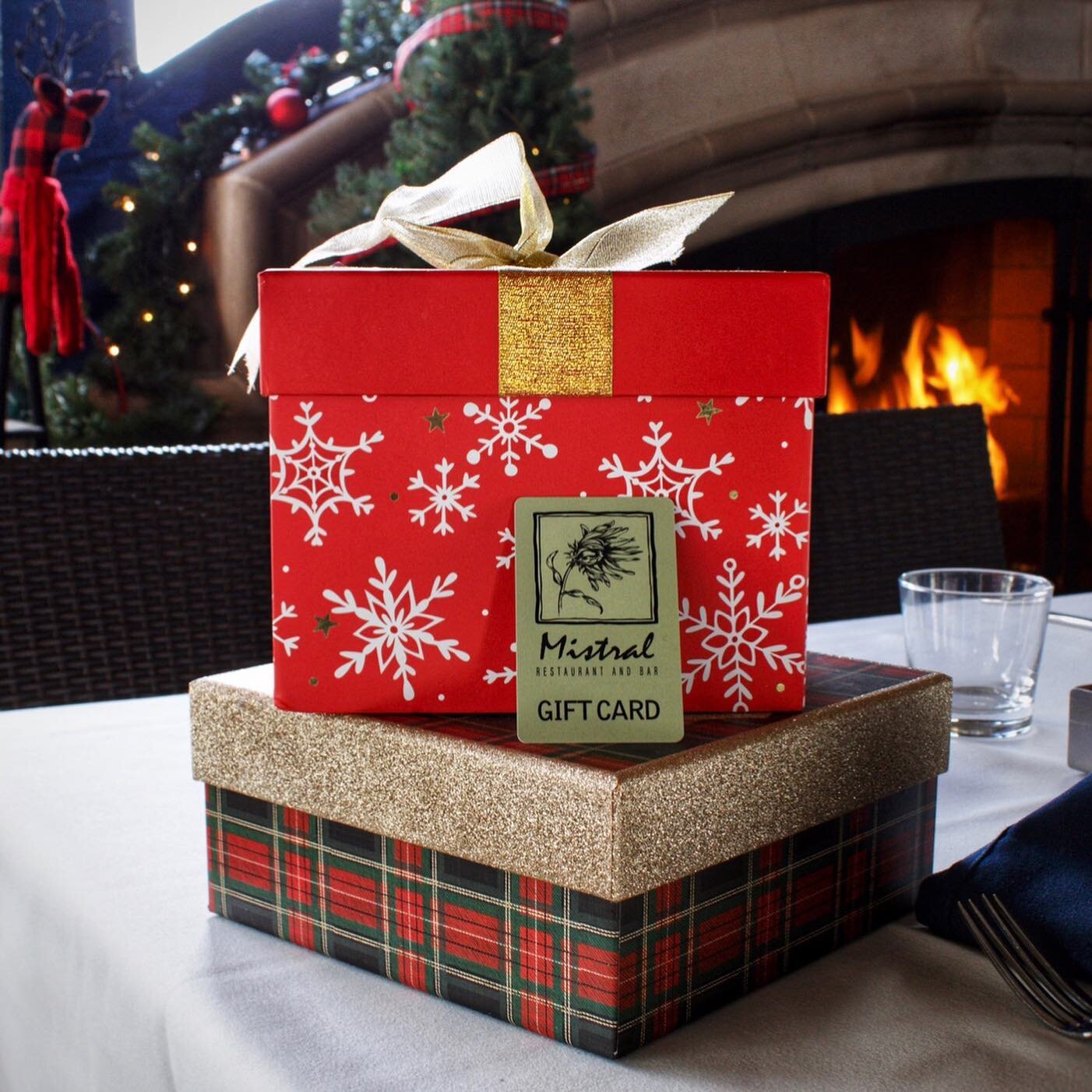 &lsquo;Tis the season! Gift an unforgettable dining experience at Mistral. 🎁🎄