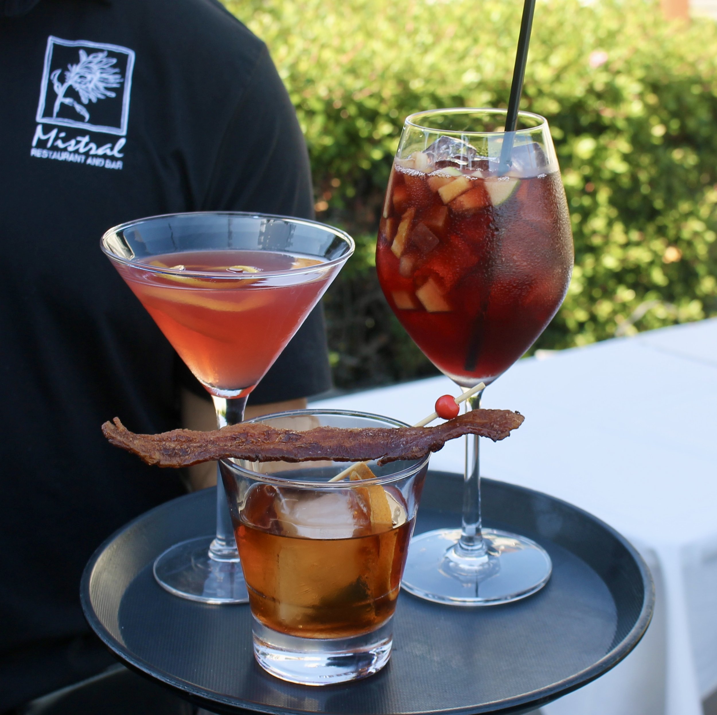 Pamatini, Bacon Old Fashioned, Mistral Sangria
