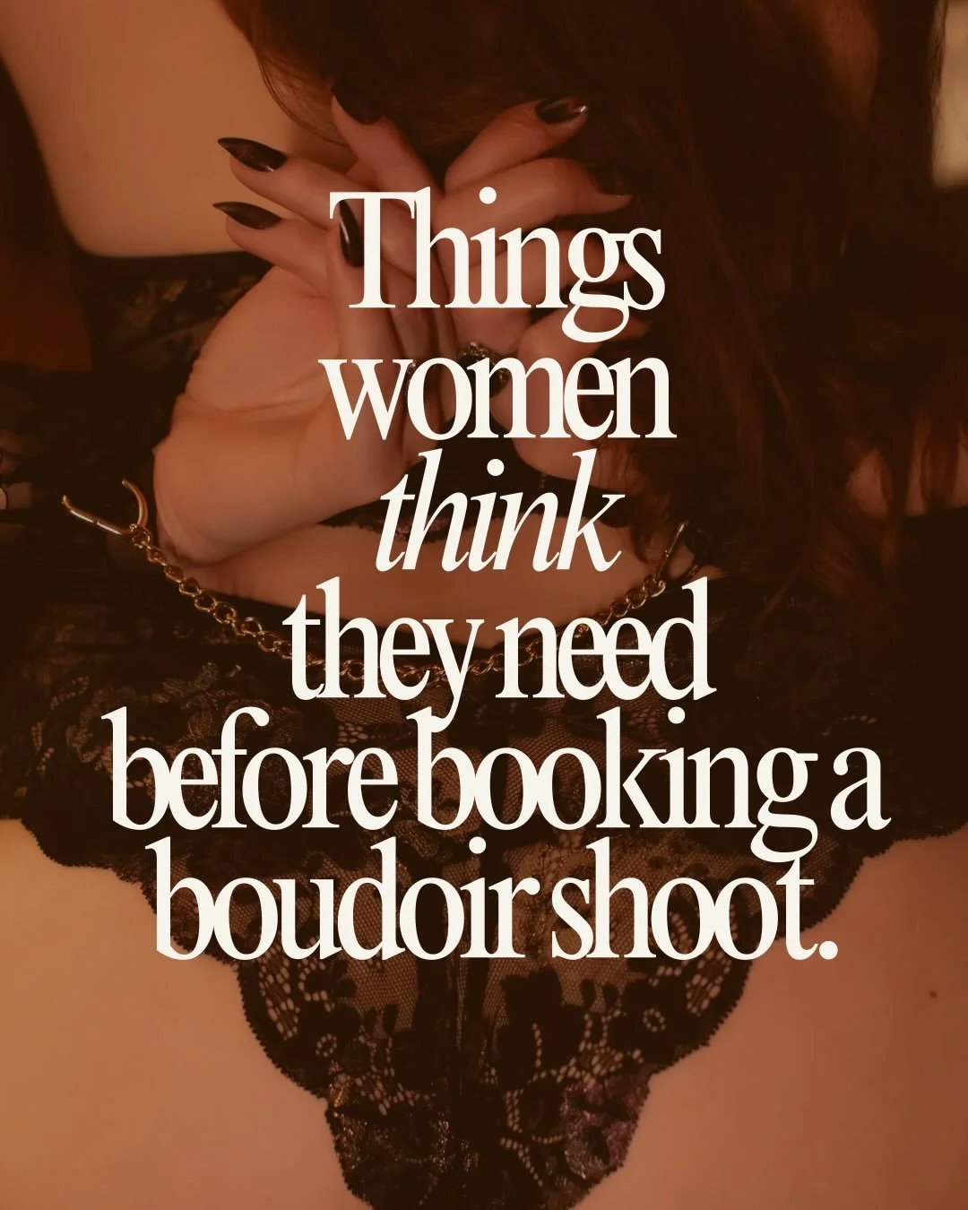 Women think they need to fix themselves before doing something bold.

Lose the weight.
Feel confident.
Figure out the poses.

But confidence rarely shows up before the leap.

It shows up after you take it. 💋