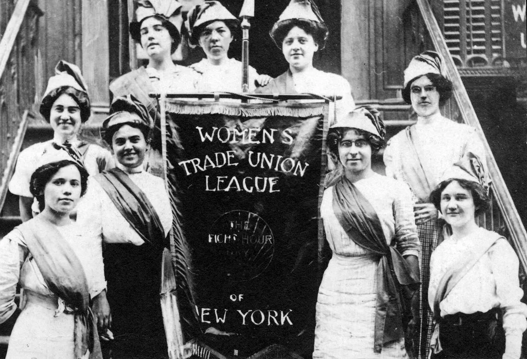 Women organizers helped win workers the 8-hour day. Photo circa 1910.