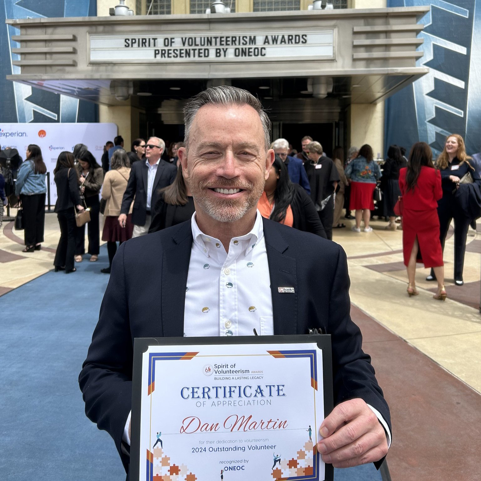 This week, MenAlive's Treasurer and CFO, Dan Martin, was awarded @weareoneoc's Spirit of Volunteerism award! 🎉 We couldn't be happier to have Dan's volunteerism recognized. His countless hours devoted to MenAlive are unmeasurable. Thank you, Dan!

#