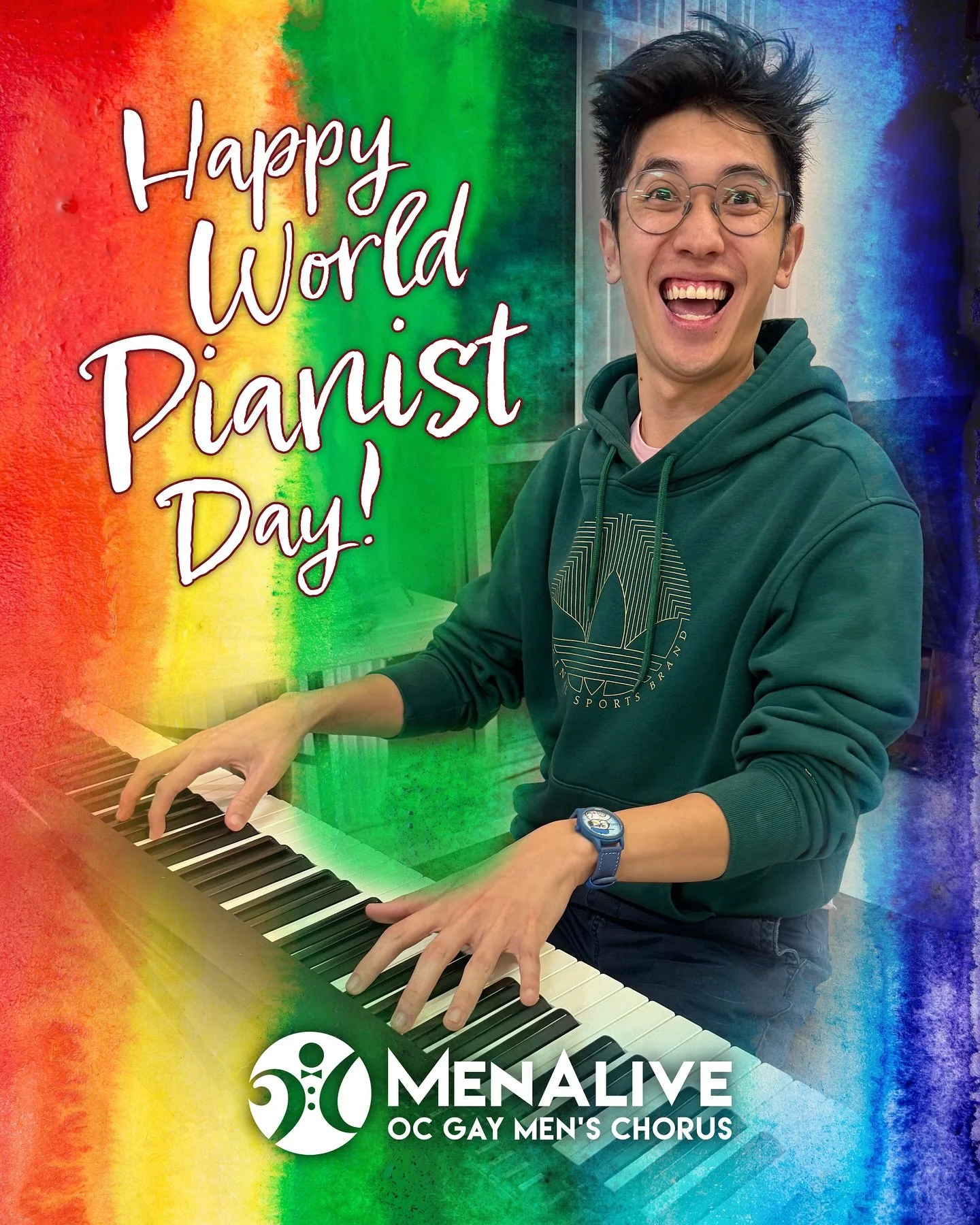 Happy World Pianist Day (yes, it&rsquo;s a thing!) 🎹🎹

To celebrate we&rsquo;d like to give a special shoutout to our very own principal accompanist Duong Phan whose immense talents behind the keys at our rehearsals and concerts help us sound great
