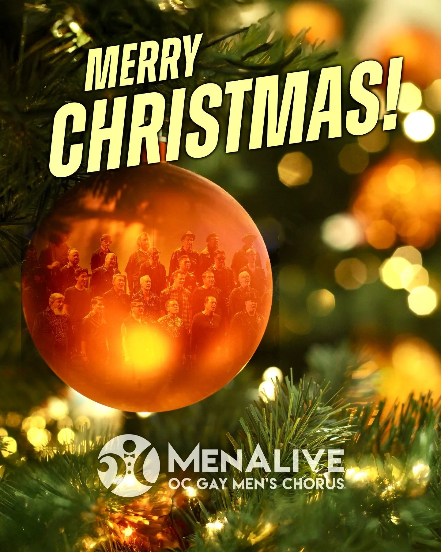 🎄✨ Merry Christmas from MenAlive! ✨🎄

This Christmas season, MenAlive&mdash;the Orange County Gay Men&rsquo;s Chorus&mdash;sends heartfelt thanks to our fans, friends, and supporters. Your love, encouragement, and belief in our mission help us rais