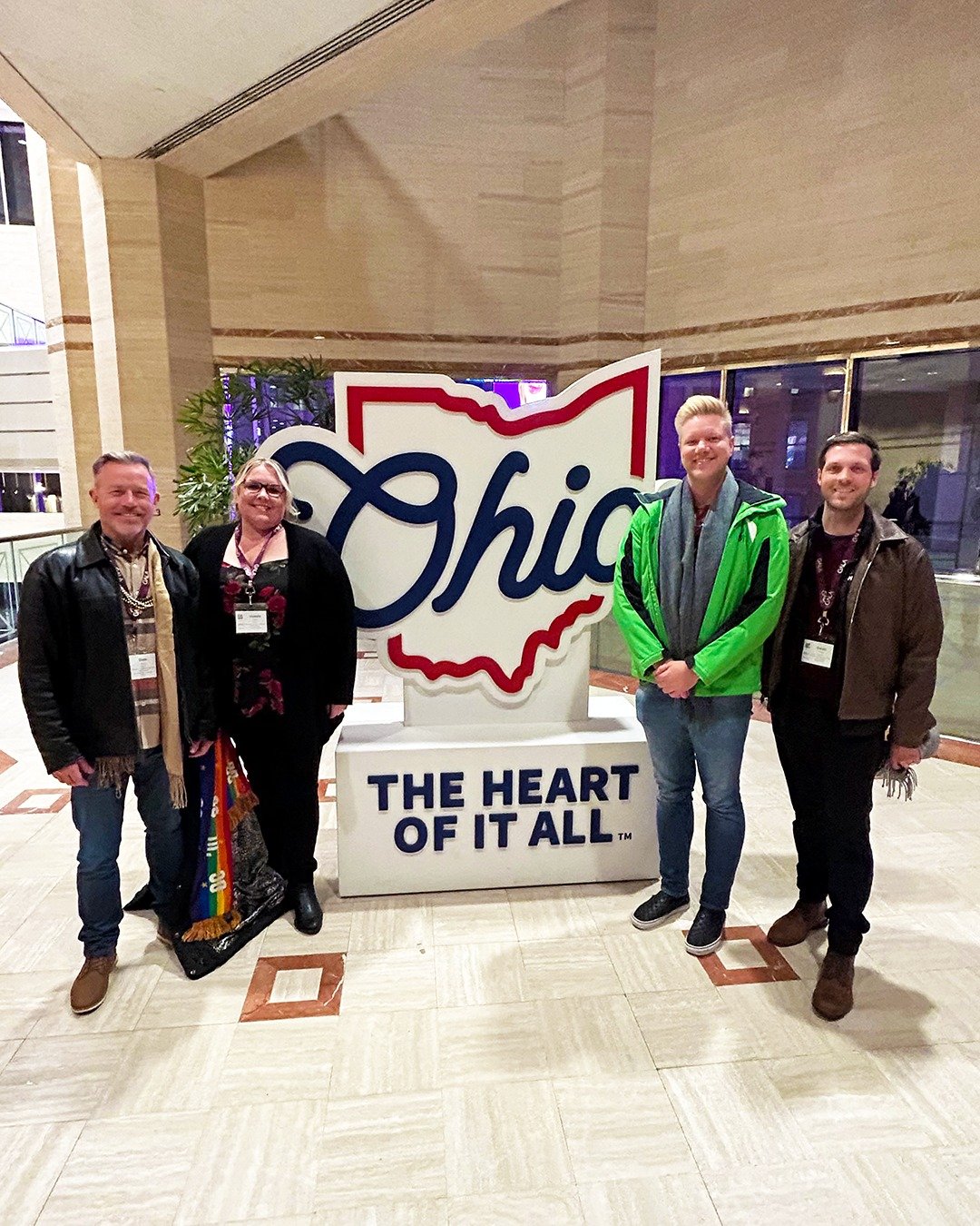 This past weekend, chorus leadership from around the country met in chilly Columbus, Ohio, for @galachoruses Choruses Leadership Symposium 2026. 🎼 Leadership from MenAlive included our Chief Financial Officer, Dan; Executive Director, Val; Board Mem