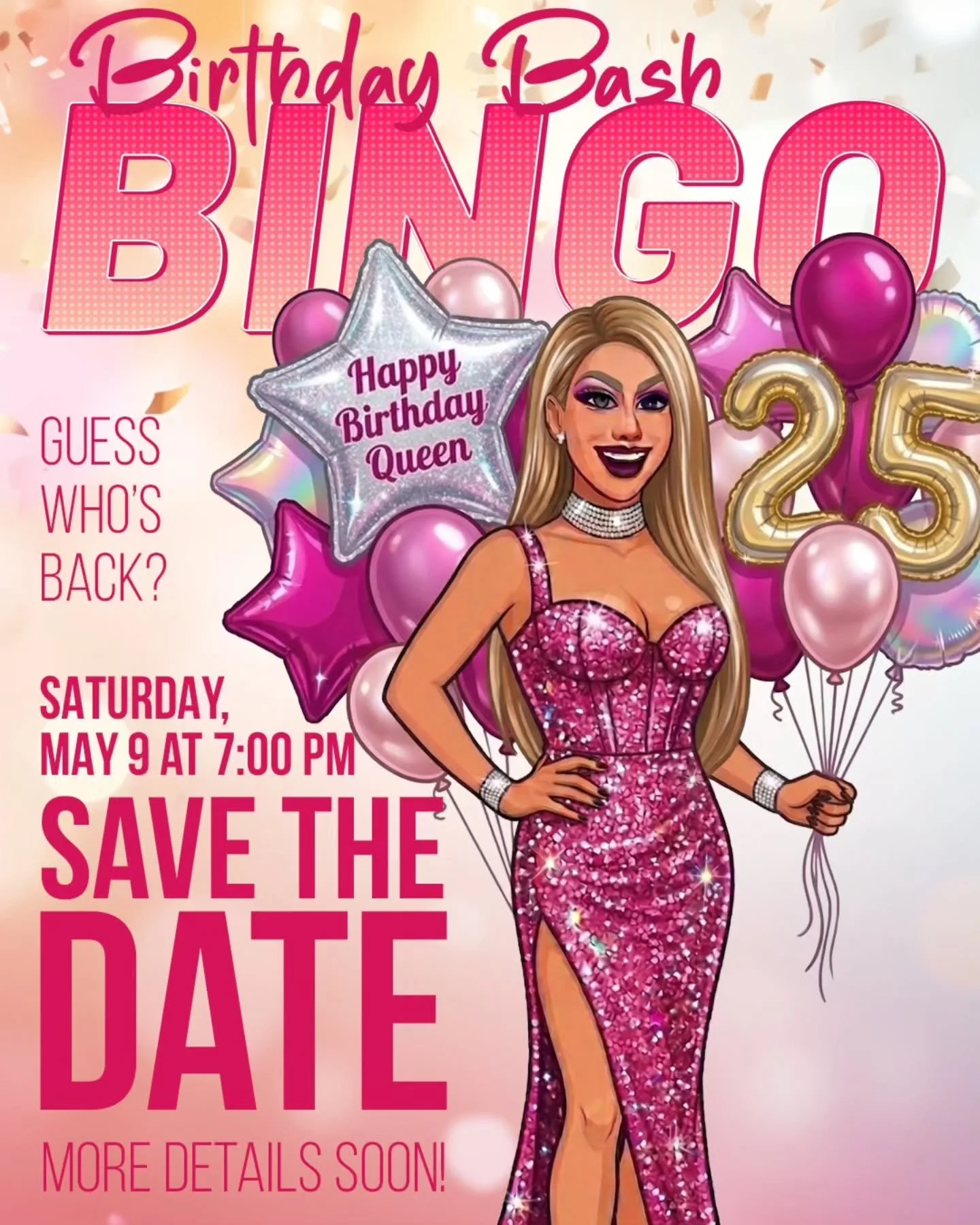 Some fun to get you through your Monday! 🎉 Save the date and mark your calendars for our Birthday Bash Bingo taking place on Saturday, May 9. 

Plus, guess who's back? Our resident Queen herself, Selery, along with some of her friends! This time, it