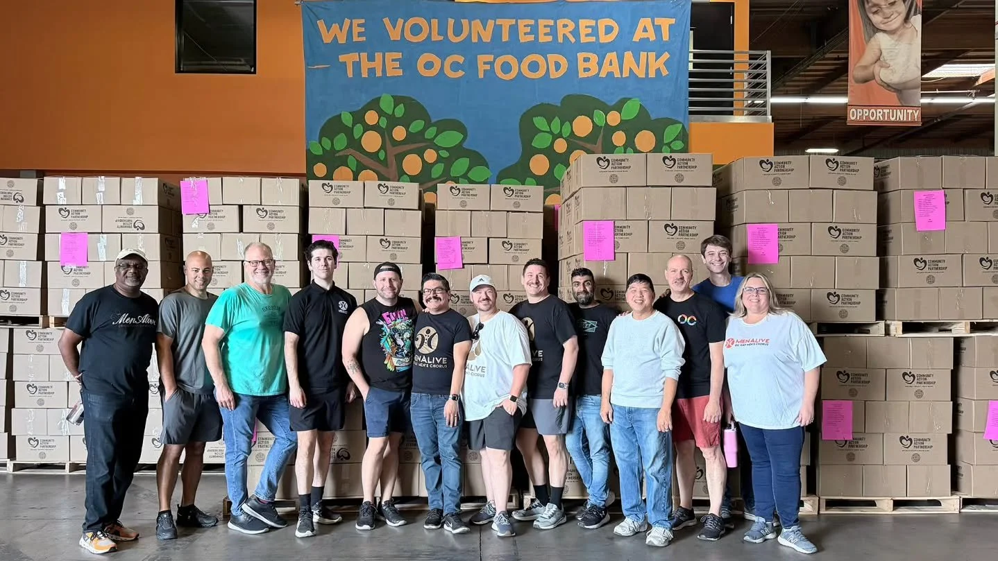 We don't just sing. We show up. 🧡

This National Volunteer Week, we're celebrating the heart behind the harmony. Earlier this month, members of our HeartsAlive volunteer program joined the @cap_oc OC Food Bank for their Pack-a-Box event, packing box