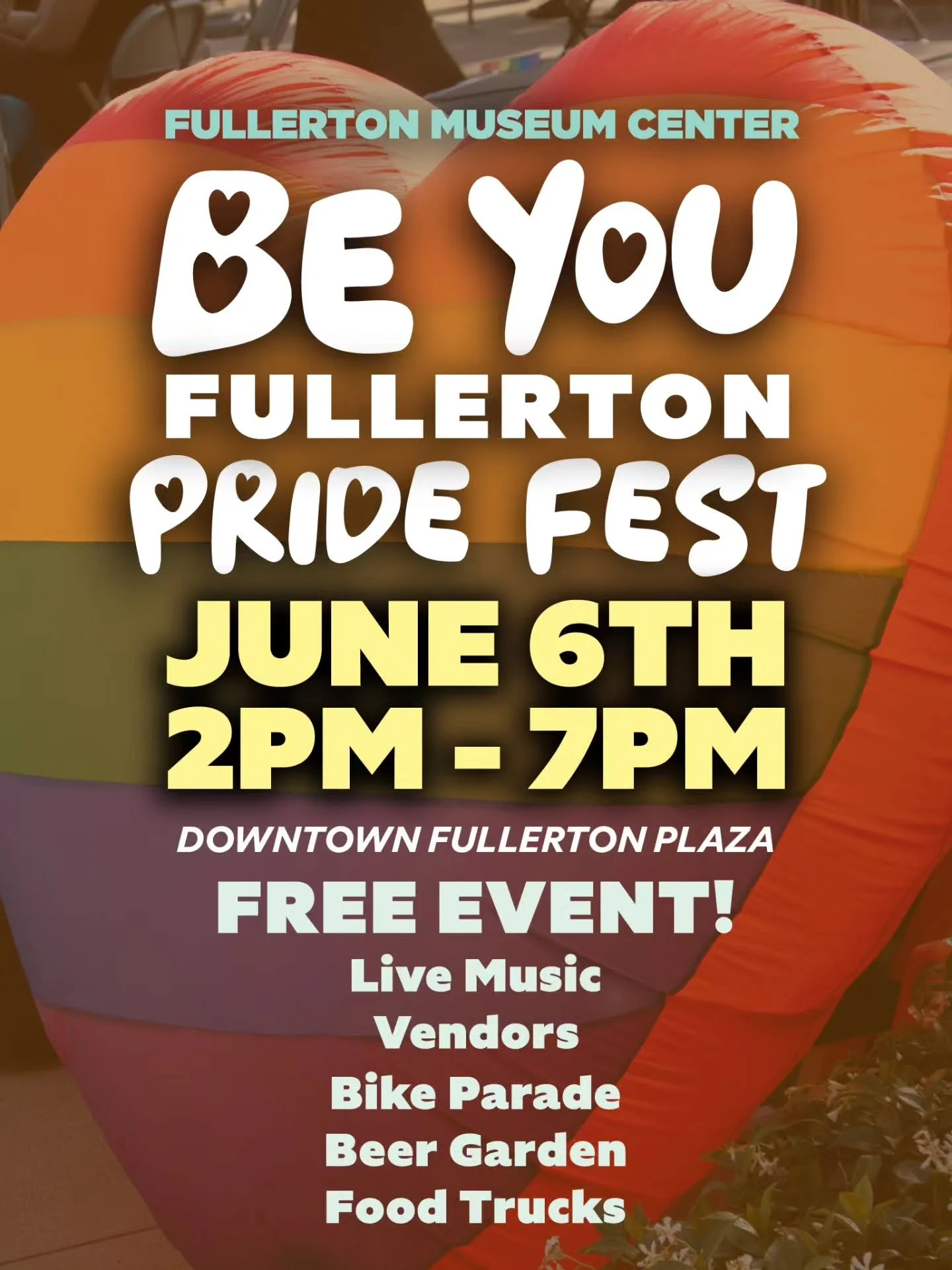 Get ready for @pridefestfullerton happening on Saturday, June 6. You'll find us on the Main Stage along with numerous vendors, food trucks, and so much more. Free for the whole crew. Mark your calendars and we'll see you there. Visit ocgmc.org/pride 