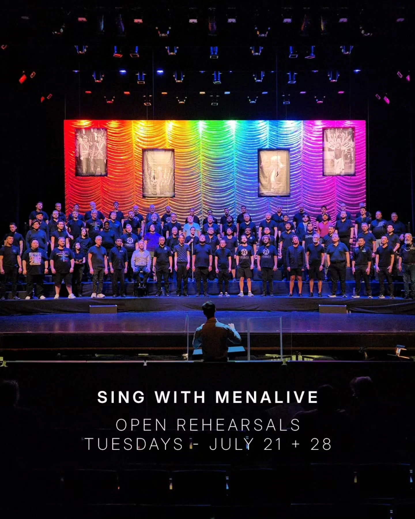 Looking for an amazing experience like this? 🌈 Come sing with MenAlive for our upcoming show, Battle for Broadway! Two more open rehearsals, Tuesdays July 21 and 28 at the Church of the Foothills in Santa Ana starting at 7:00pm. Link in bio for deta