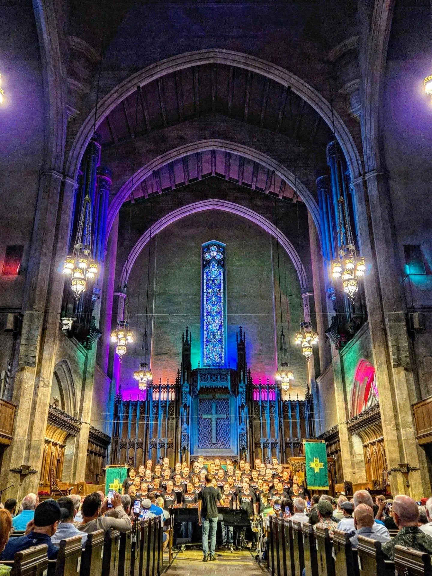 What an amazing day!!! 😁 Being a part of the first ever @galachoruses California Sings festival was such a great experience. The church, the other choruses, the audience... everything and everyone made it beyond memorable! Thanks to all who made thi