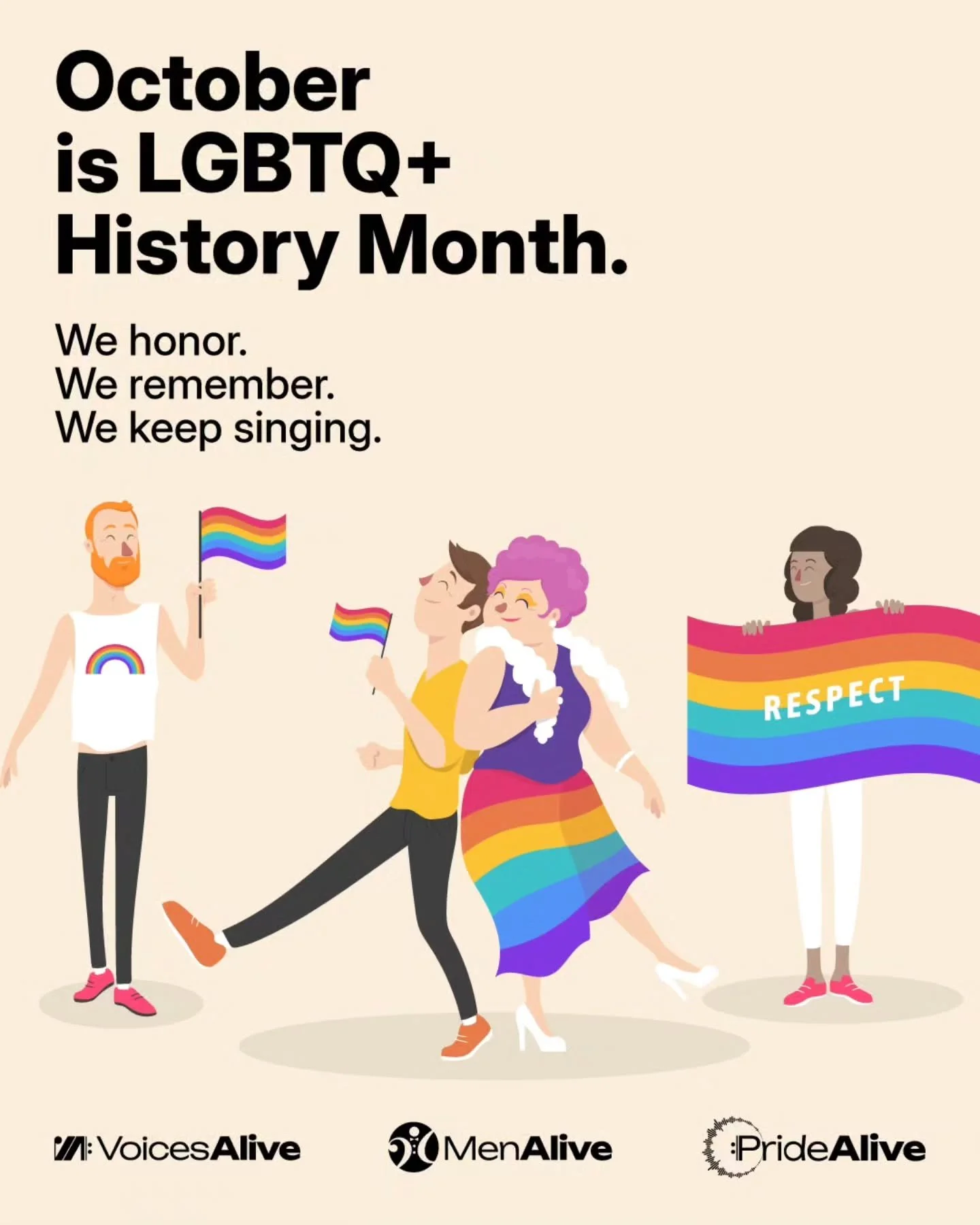 October is LGBTQ+ History Month, a time to remember the people, struggles, and victories that brought us here, and to teach them to those who come next.

For 25 years, MenAlive has been part of that story in Orange County. Every rehearsal, every conc