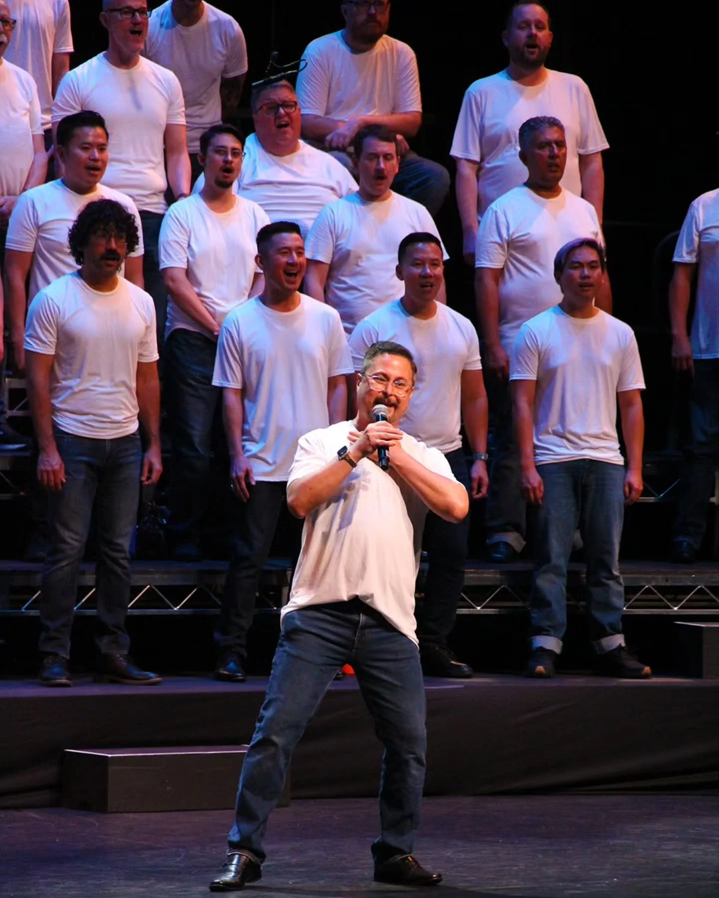 Sit down, you're rockin' the boat! 🚢 Come aboard and enjoy a sneak peek! It's your last chance to see Battle for Broadway at the Irvine Barclay Theatre tonight at 7:30 p.m. Grab a ticket at ocgmc.org/tickets. 

#menalive #orangecounty #singing #barc