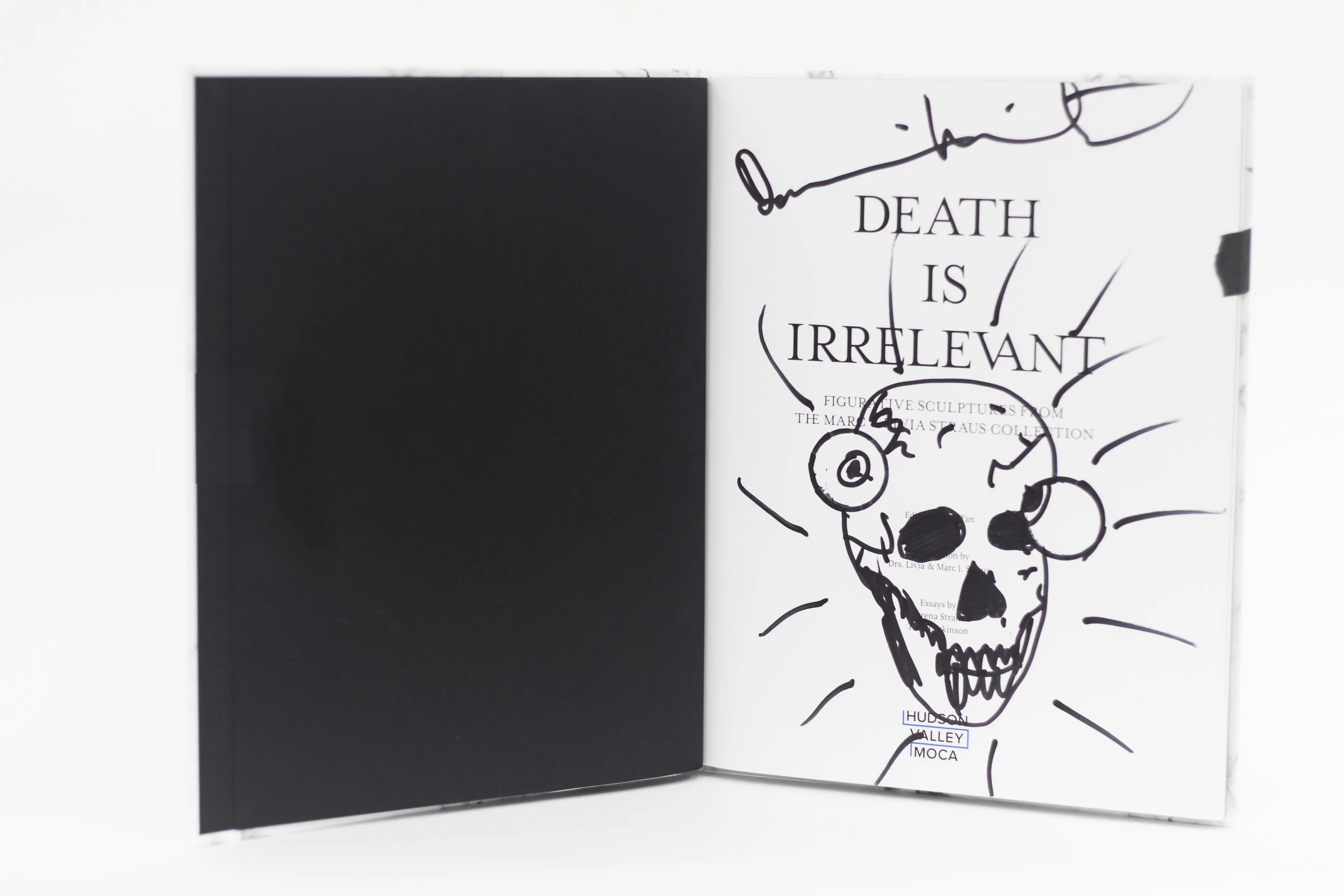 Death is Irrelevant Catalogue signed by Damien Hirst