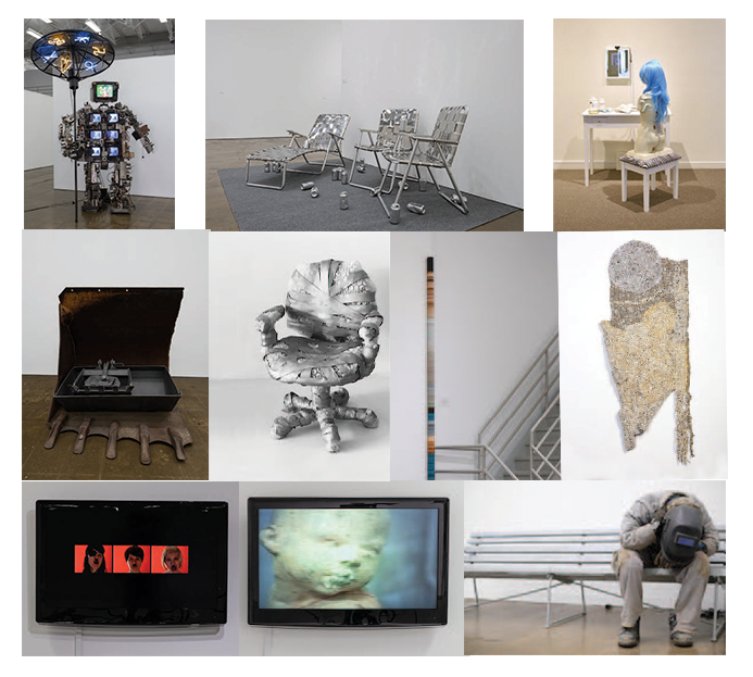 Nam June Paik, Global Encoder, 1994Michael Brown, Desperately Optimistic, 2006Lynn Hershman Leeson, Venus of the Anthropocene, 2017Janine Antoni, Cradle, 1999Jeanne Silverthorne, Bubble Wrapped Task Chair with Rubber Base, 2016Tom Friedman, Unt…