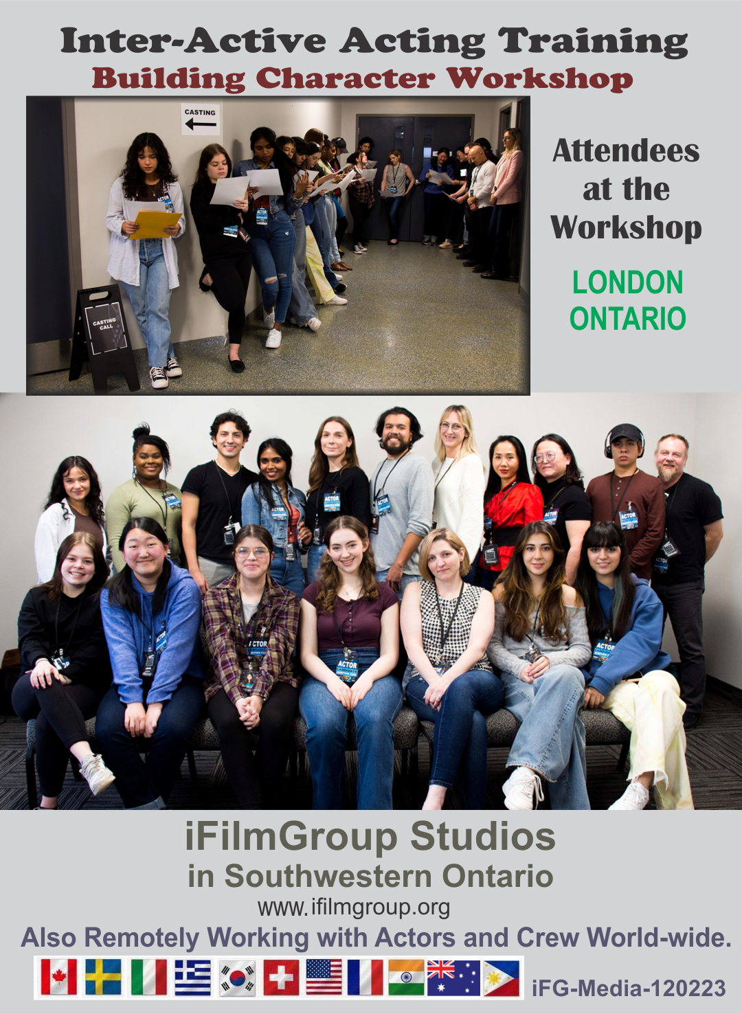 iFilmGroup Workshop in London, Ontario