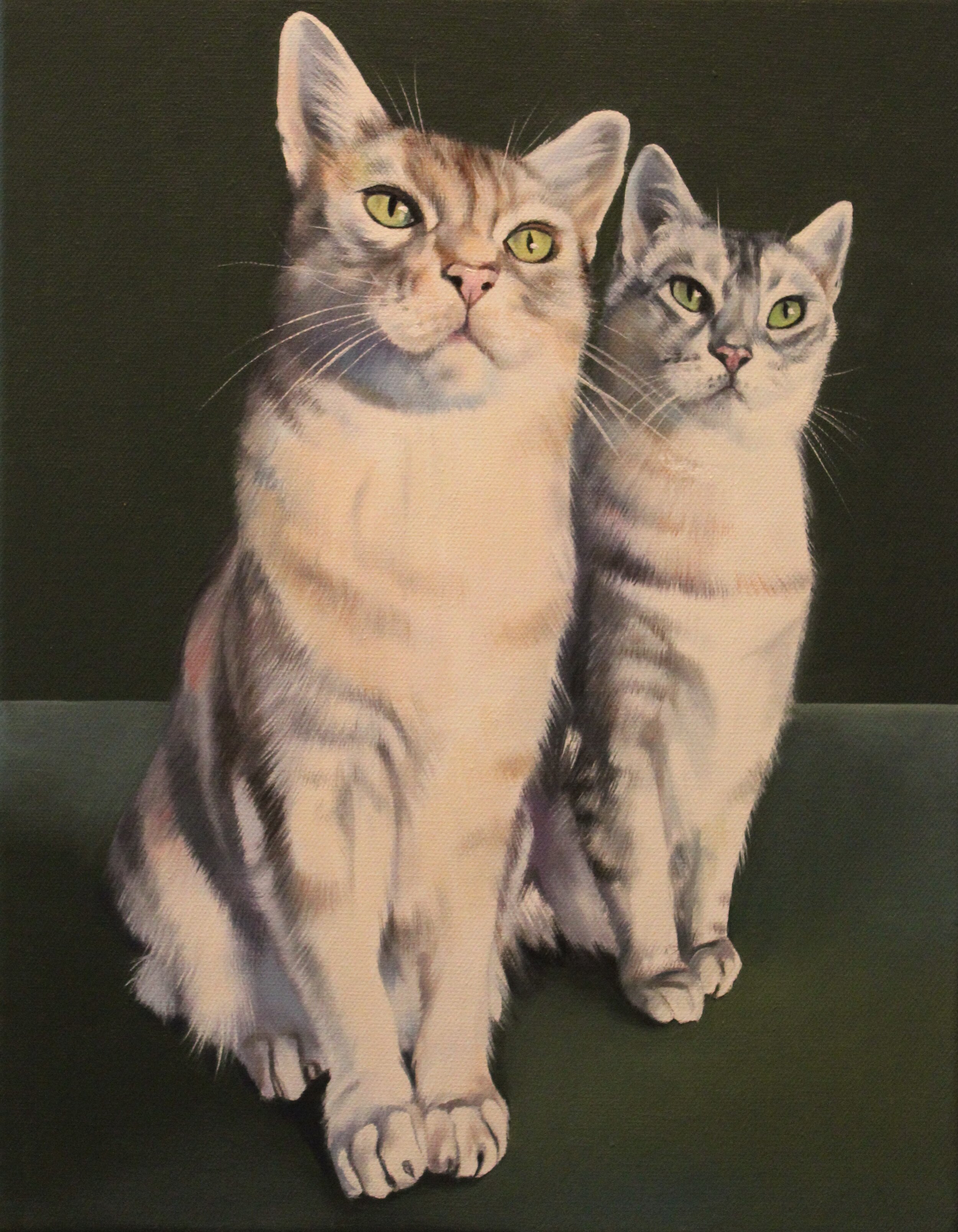  Darwin and Sophie 11x14” oil on canvas 