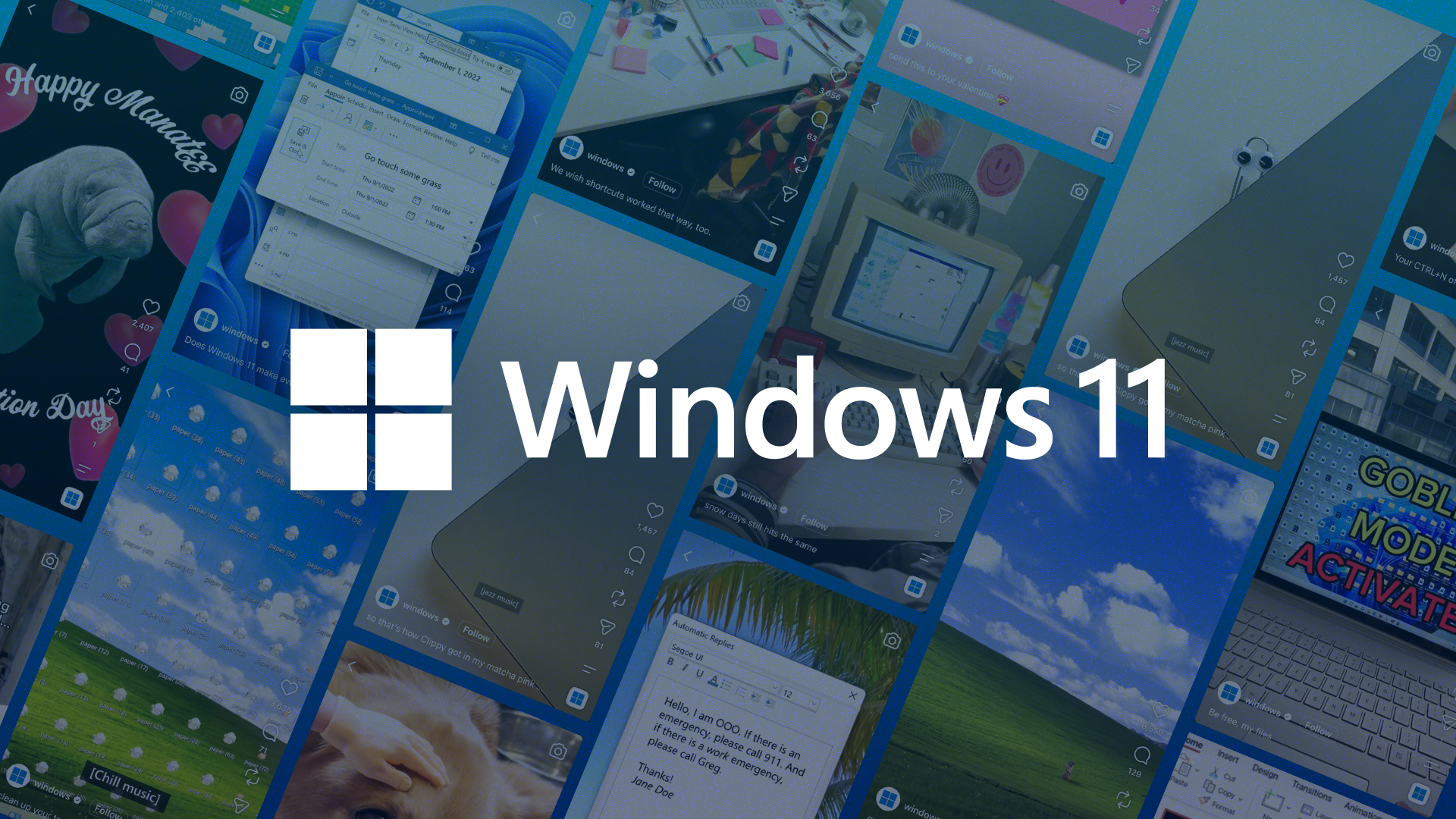Windows 11 Social Content