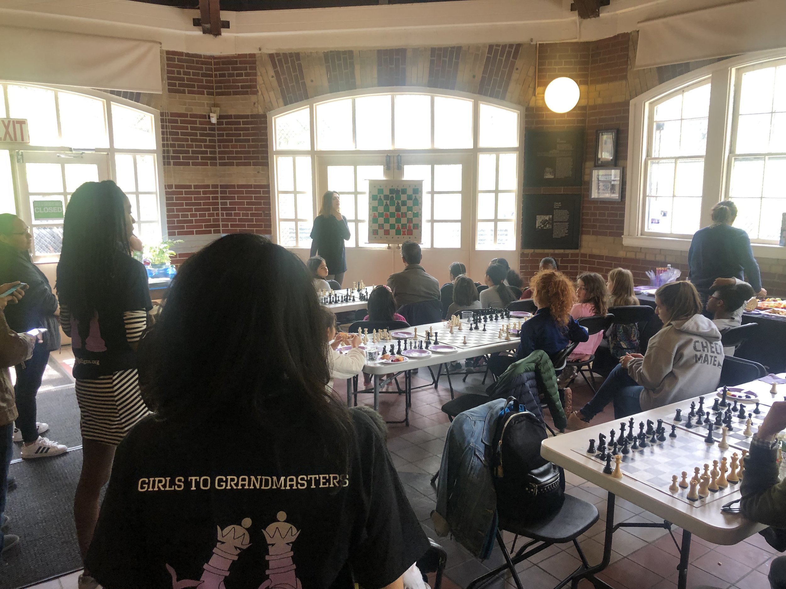  Woman Grandmaster Rusa Goletiani teaches Girls To Grandmasters 