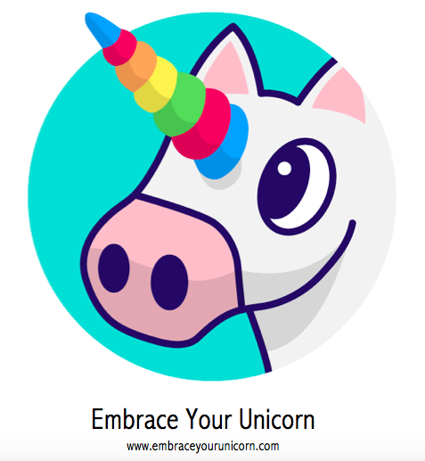 My favicon unicorn thinks to herself, "Do I really&nbsp;have to embrace my unicorn?"