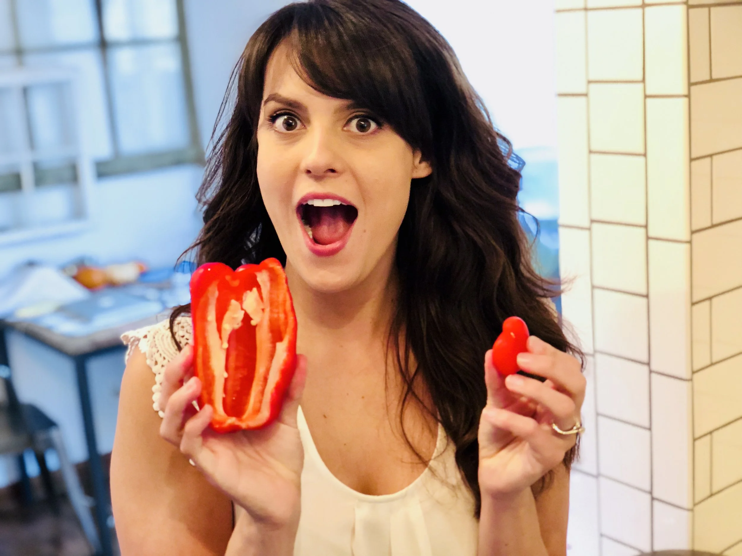 I found a baby red pepper inside the big red pepper this past weekend…I’ll take this as a good sign!
