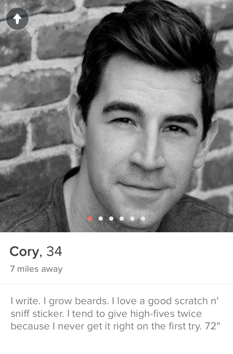 Cory’s never-before-seen Tinder profile!