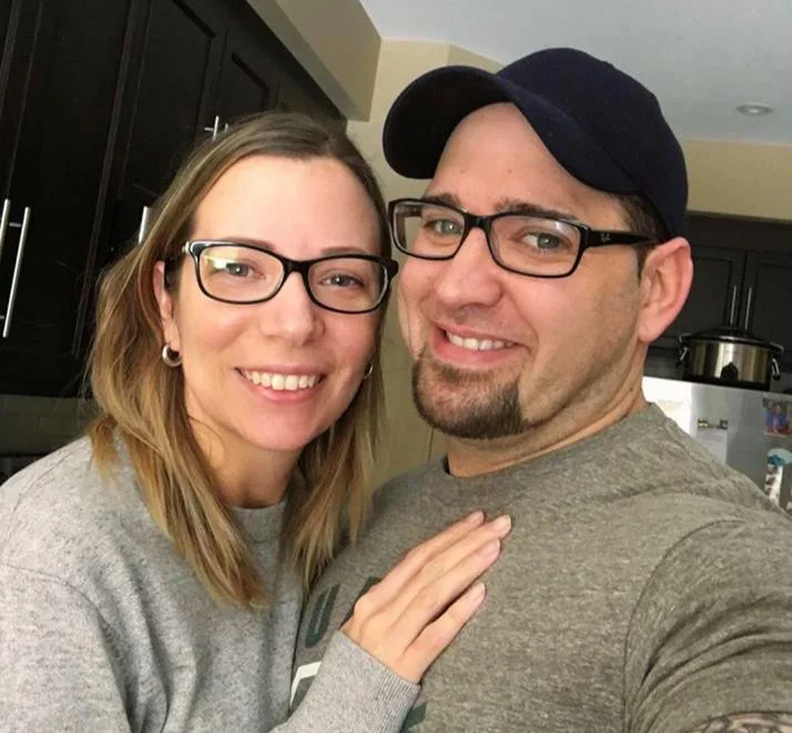 Sandra and her husband, Jason.