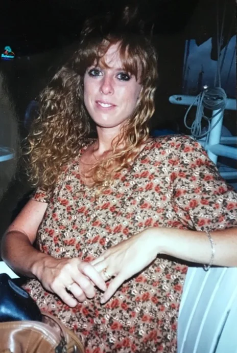 Me in my 1990s perm bliss. Also not fat here either, though I sure felt it (so sad, so warped).