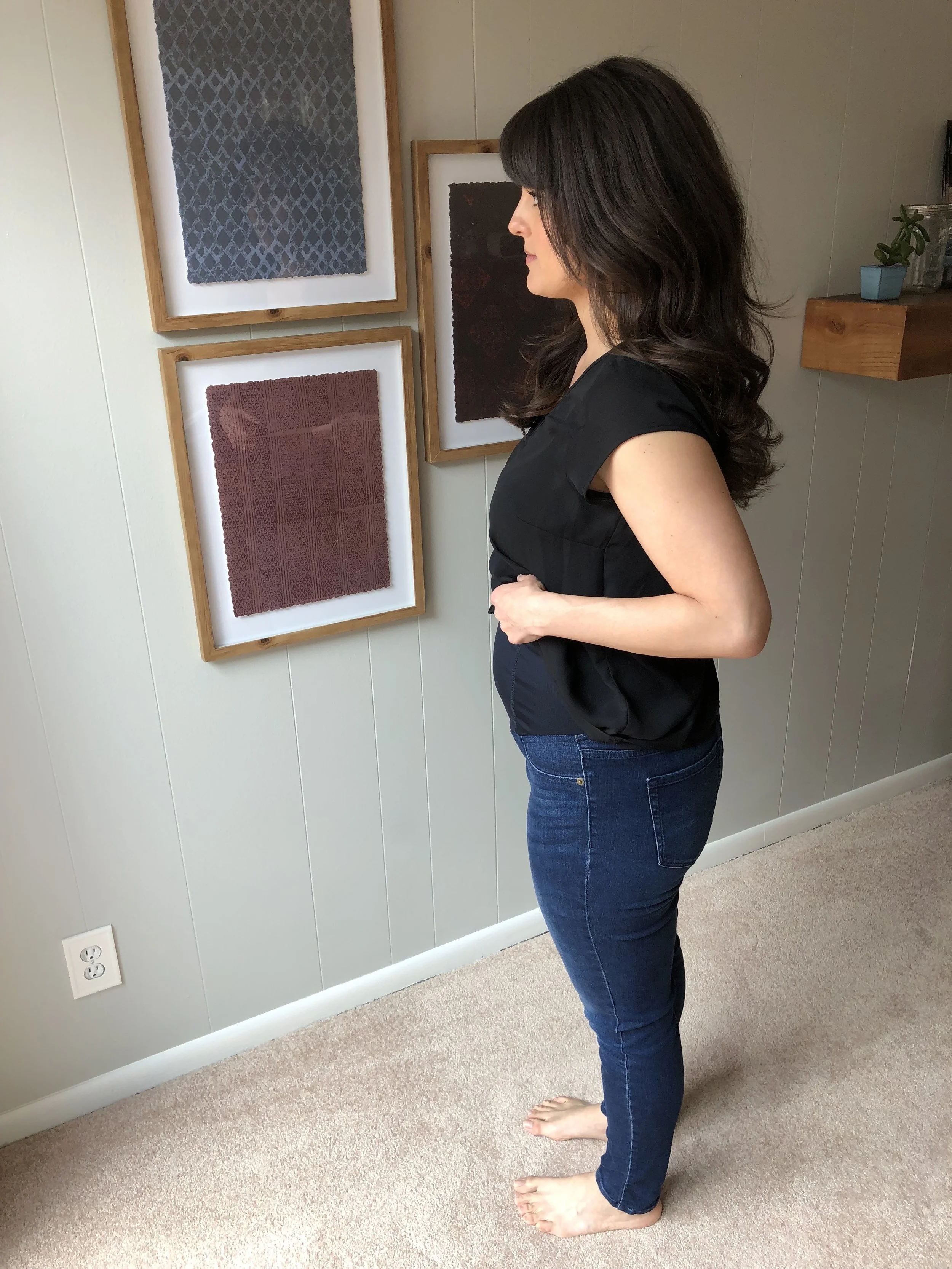 Target - Maternity Crossover Panel Skinny Jeans – Isabel Maternity by Ingrid &amp; Isabel™ Dark Wash